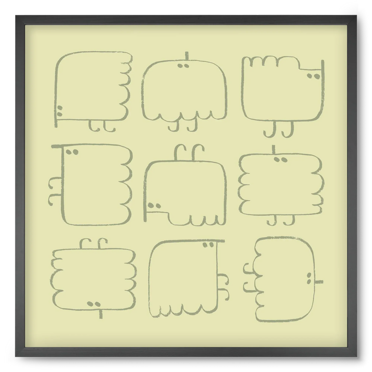Funny Bird (light green) - artbridge