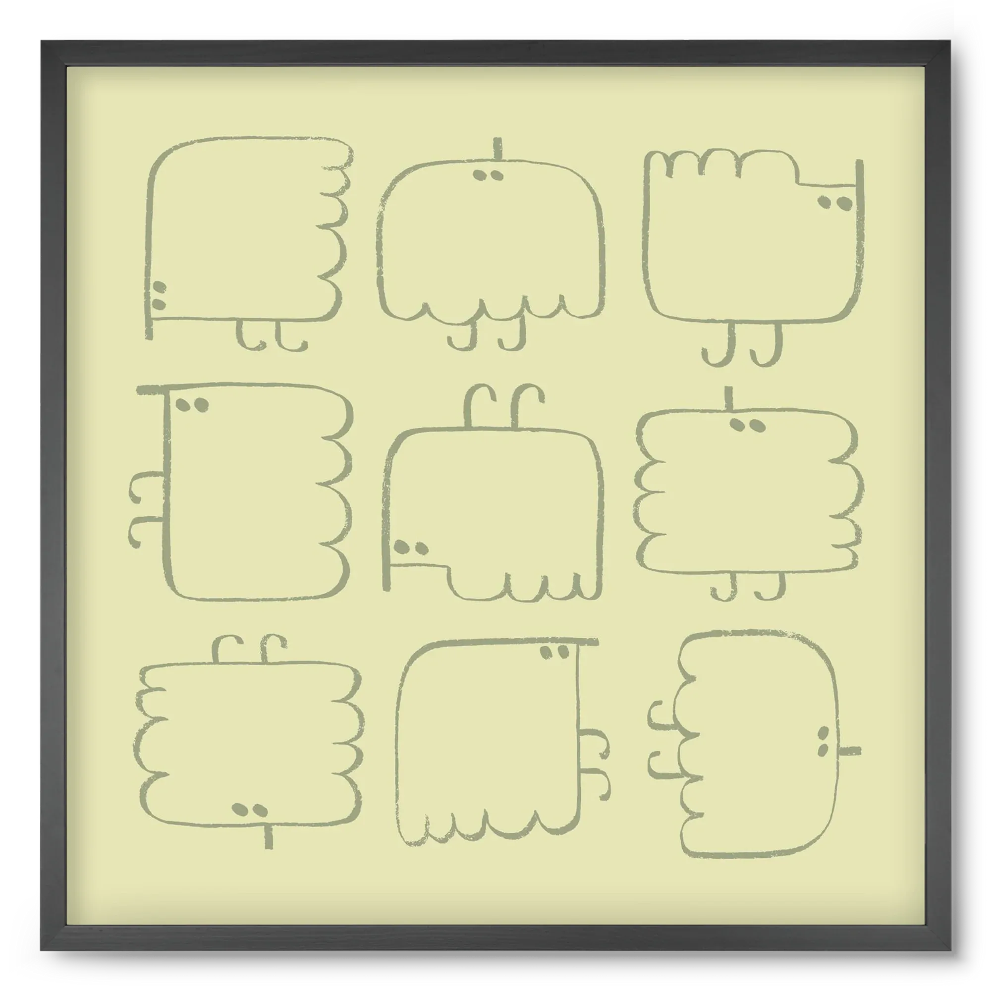 Funny Bird (light green) - artbridge