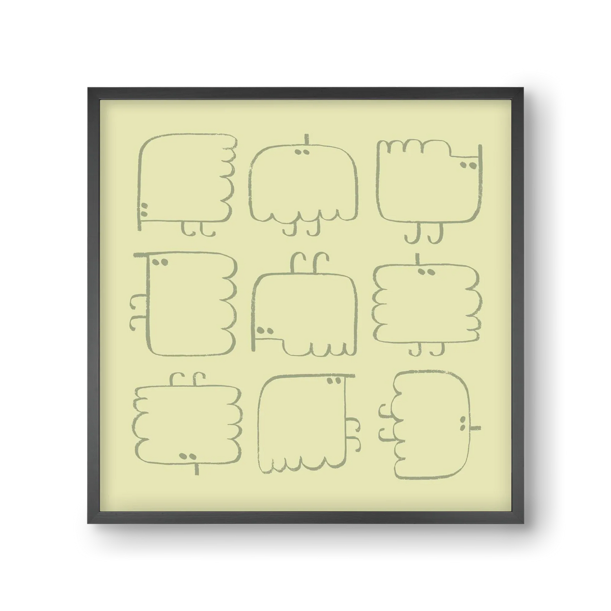 Funny Bird (light green) - artbridge
