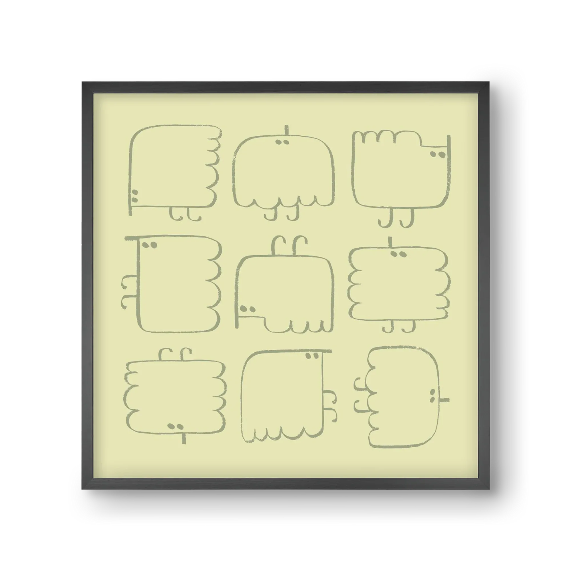 Funny Bird (light green) - artbridge