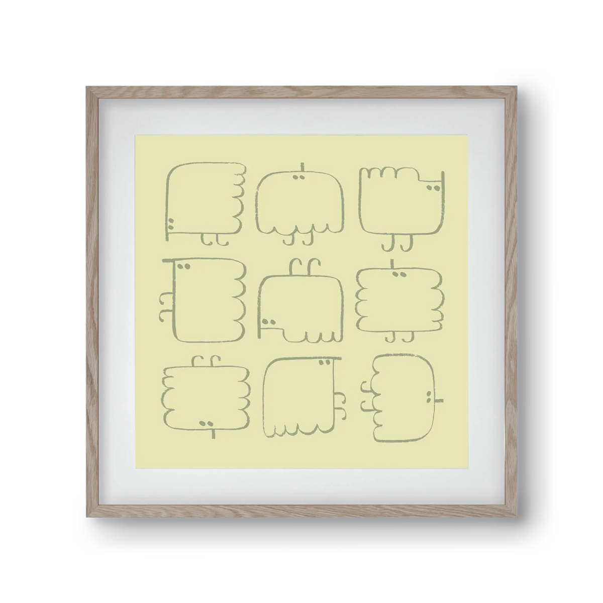 Funny Bird (light green) - artbridge