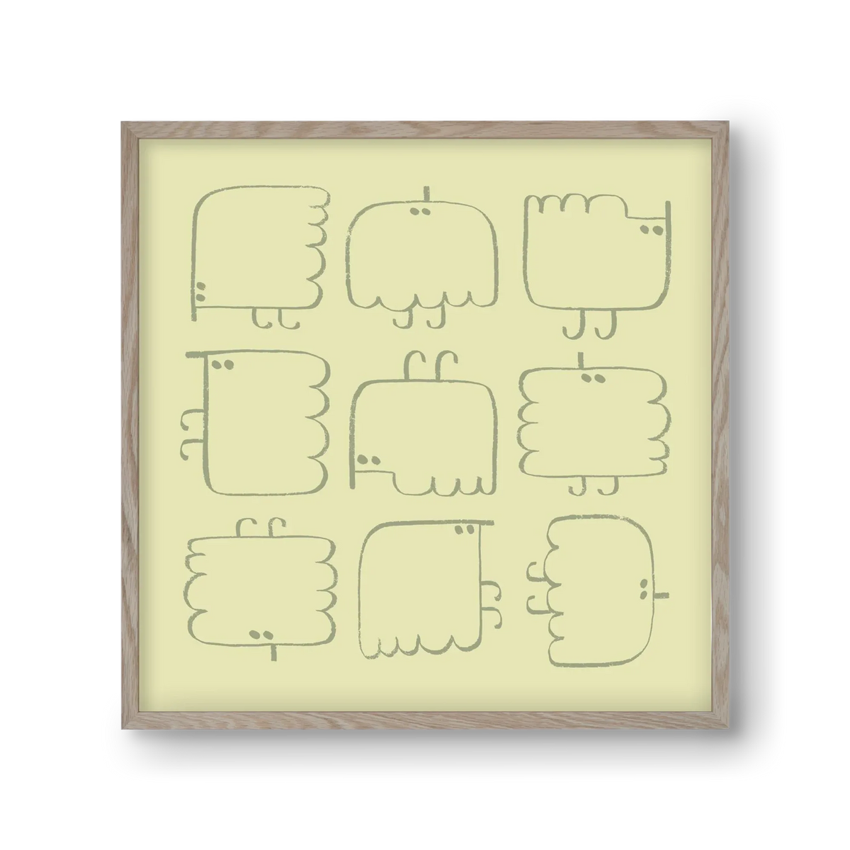 Funny Bird (light green) - artbridge