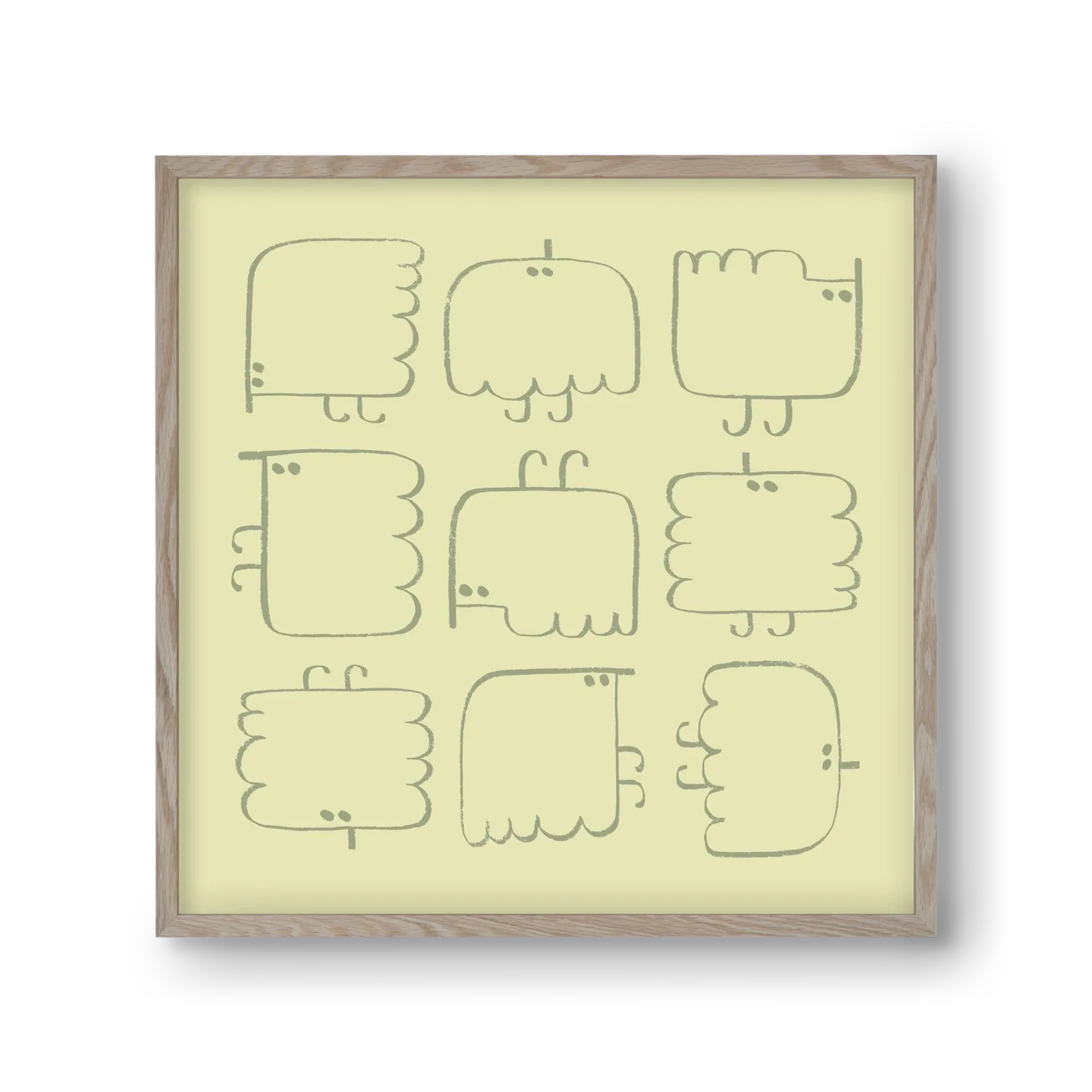 Funny Bird (light green) - artbridge