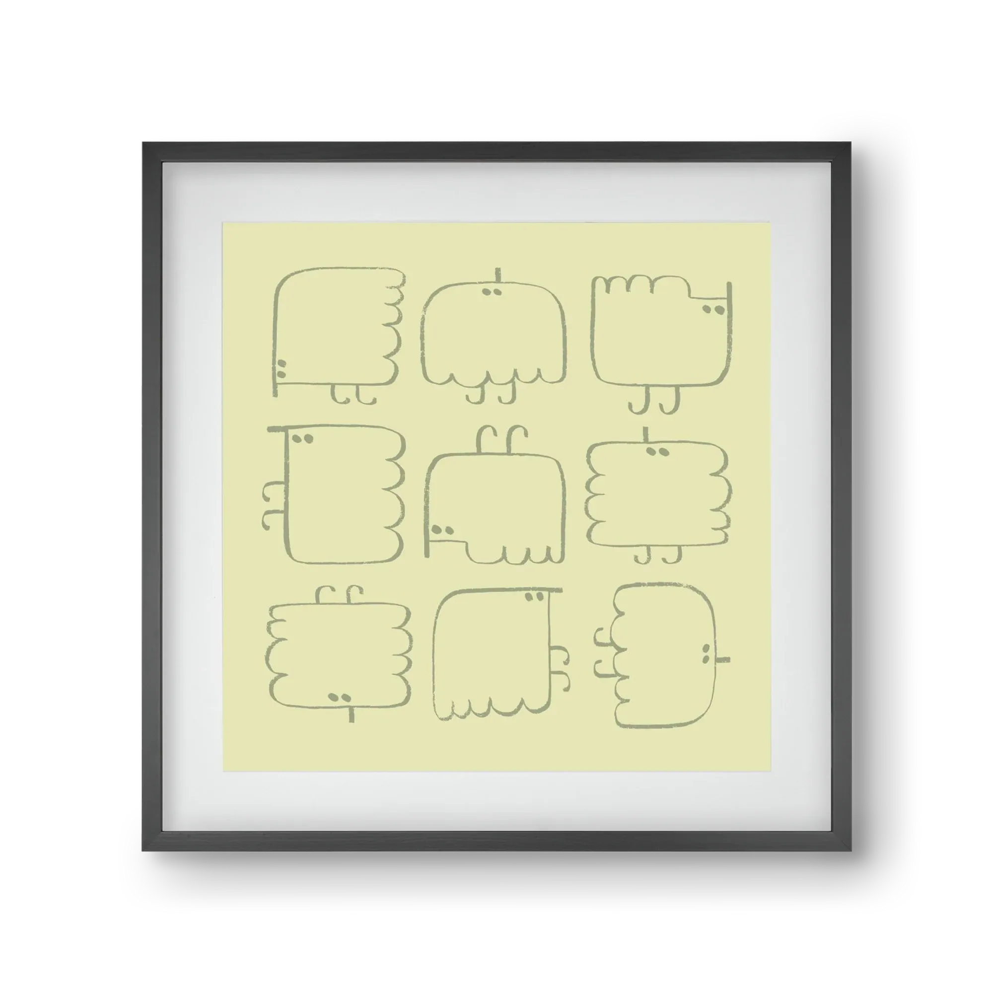 Funny Bird (light green) - artbridge