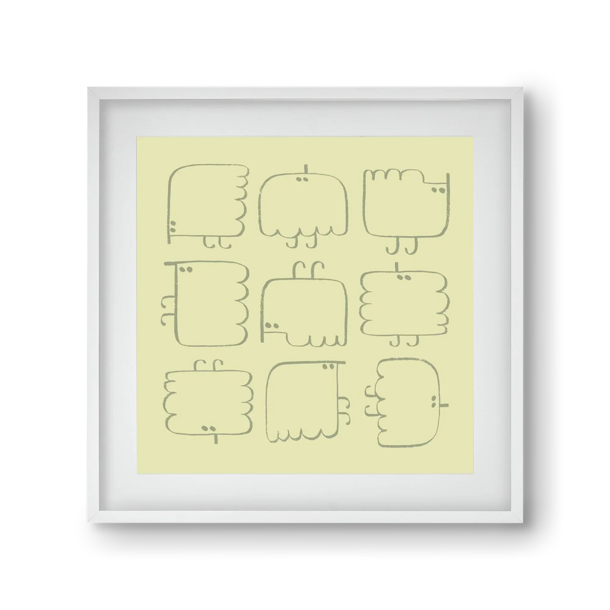 Funny Bird (light green) - artbridge