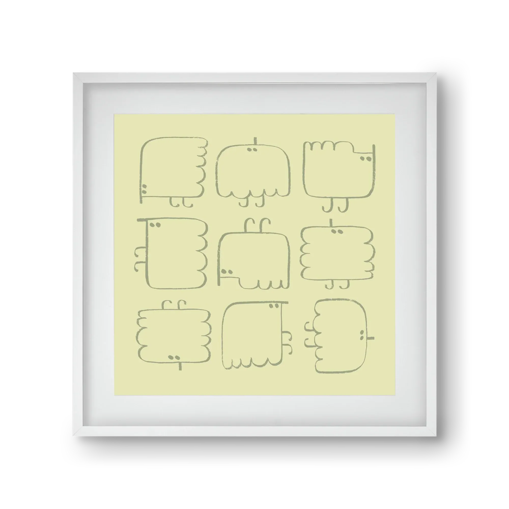Funny Bird (light green) - artbridge
