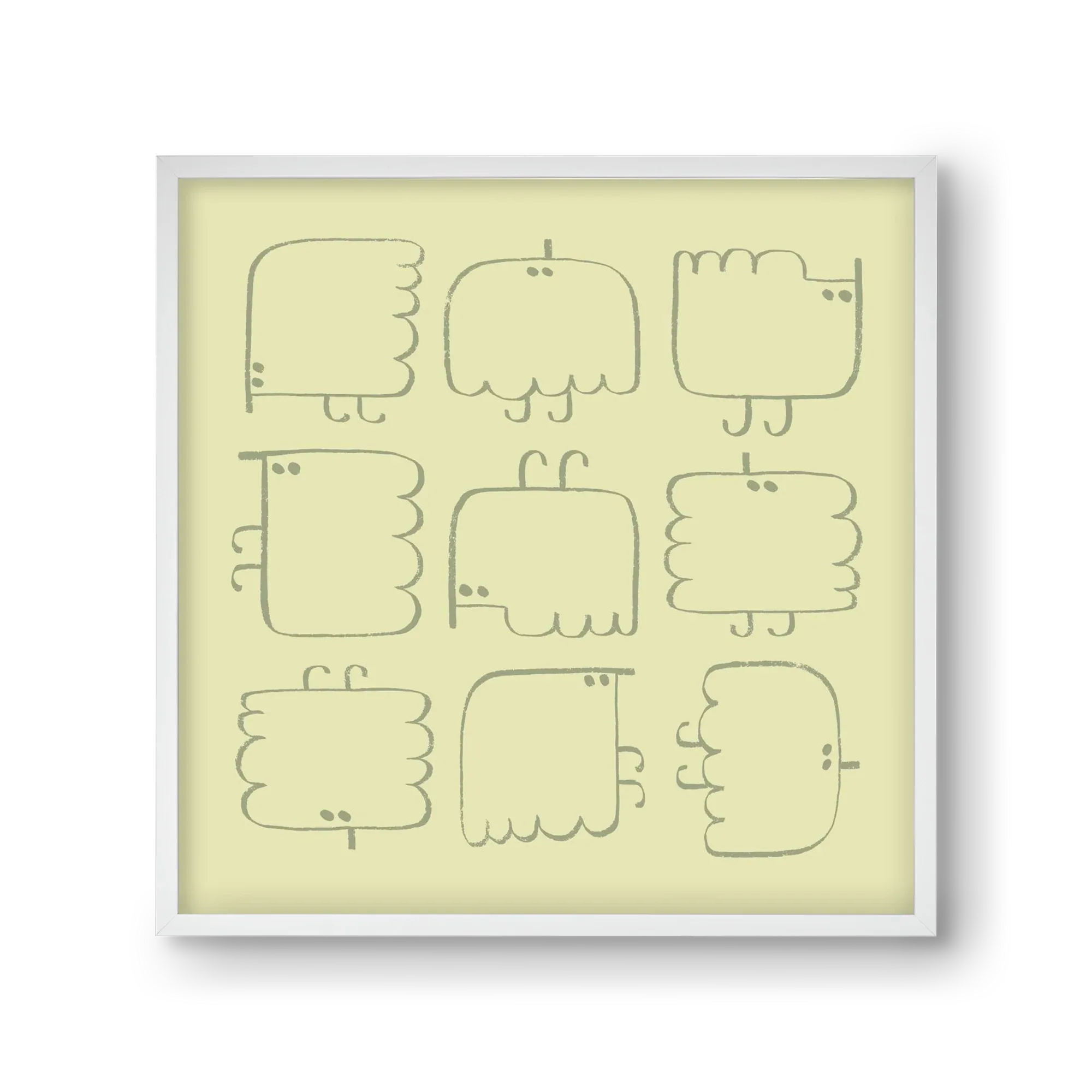 Funny Bird (light green) - artbridge