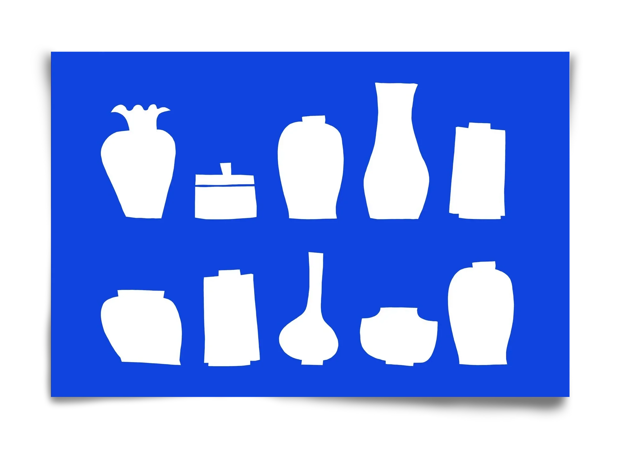 Vases line (blue) - artbridge