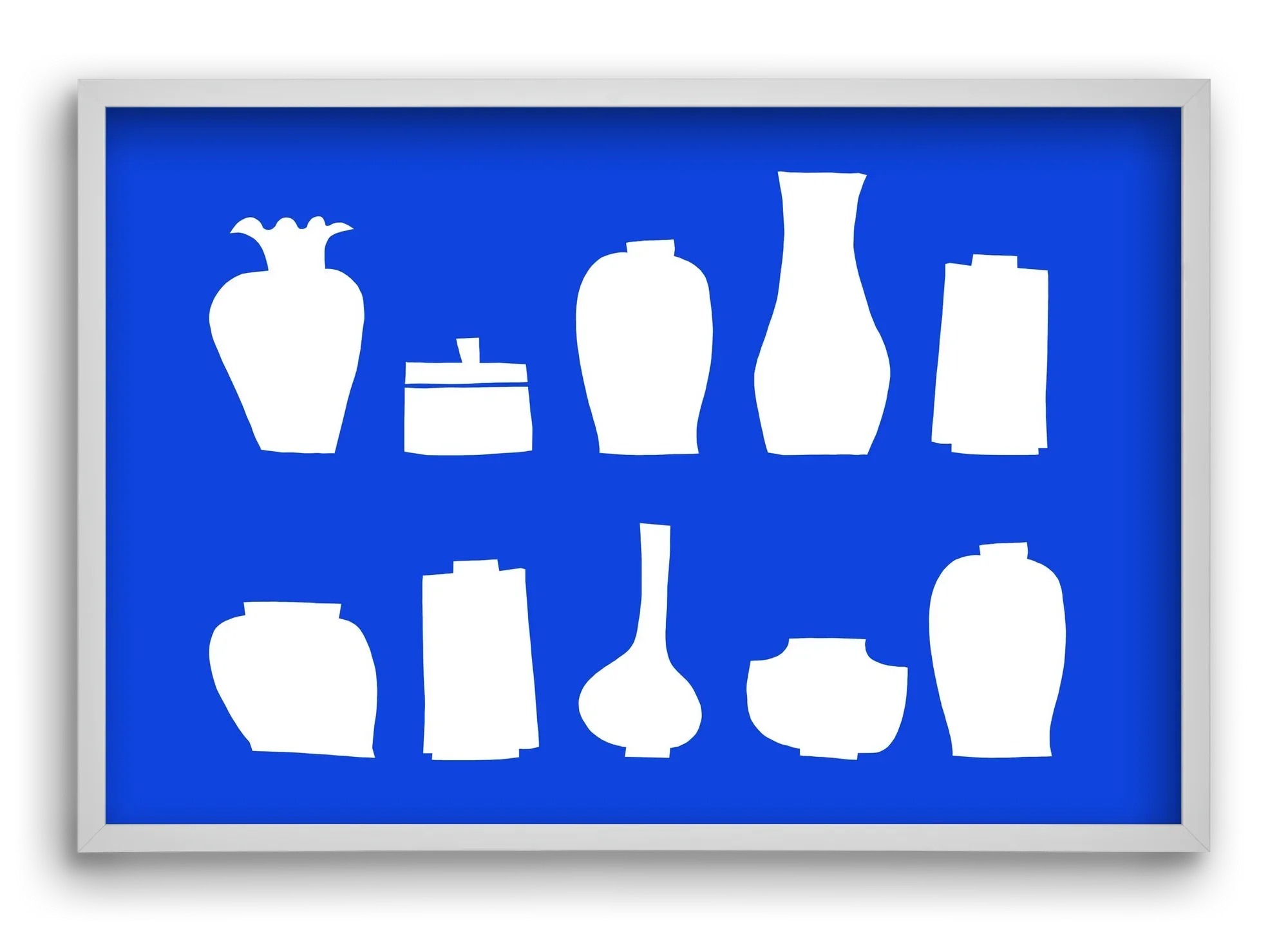 Vases line (blue) - artbridge