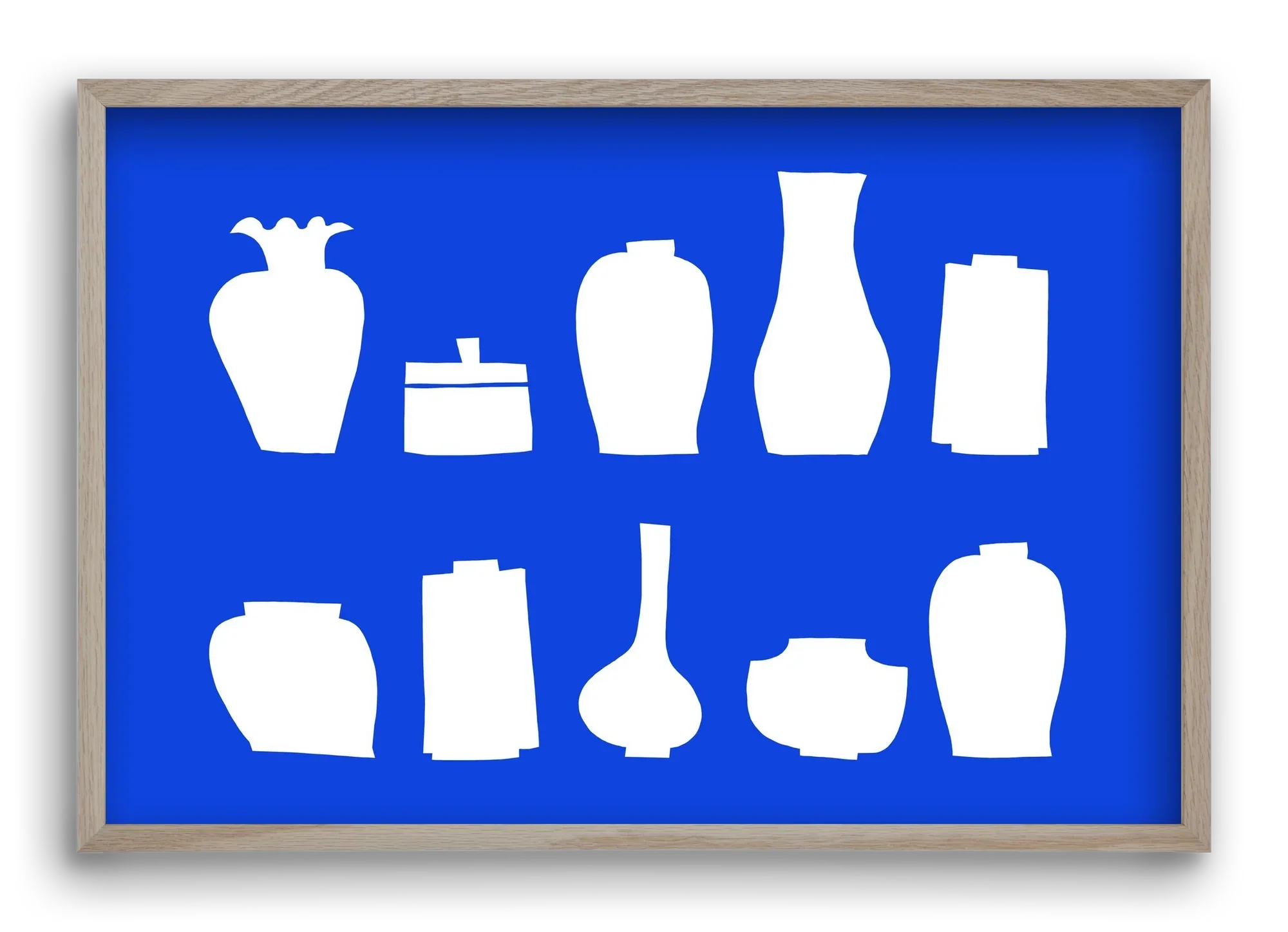 Vases line (blue) - artbridge