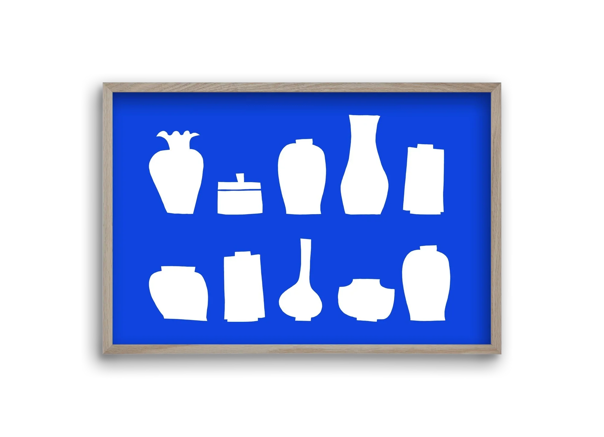 Vases line (blue) - artbridge