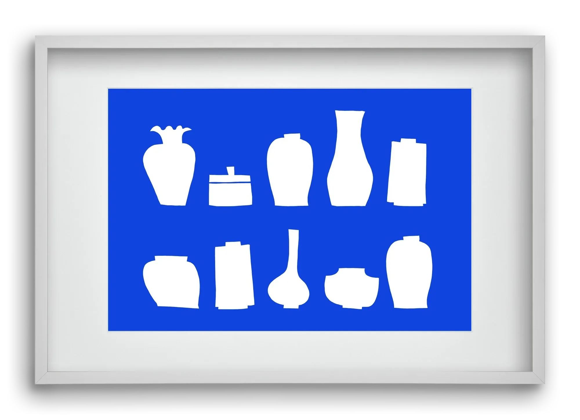 Vases line (blue) - artbridge