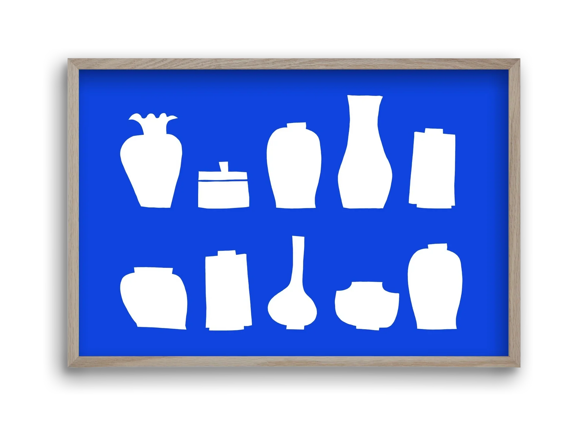 Vases line (blue) - artbridge
