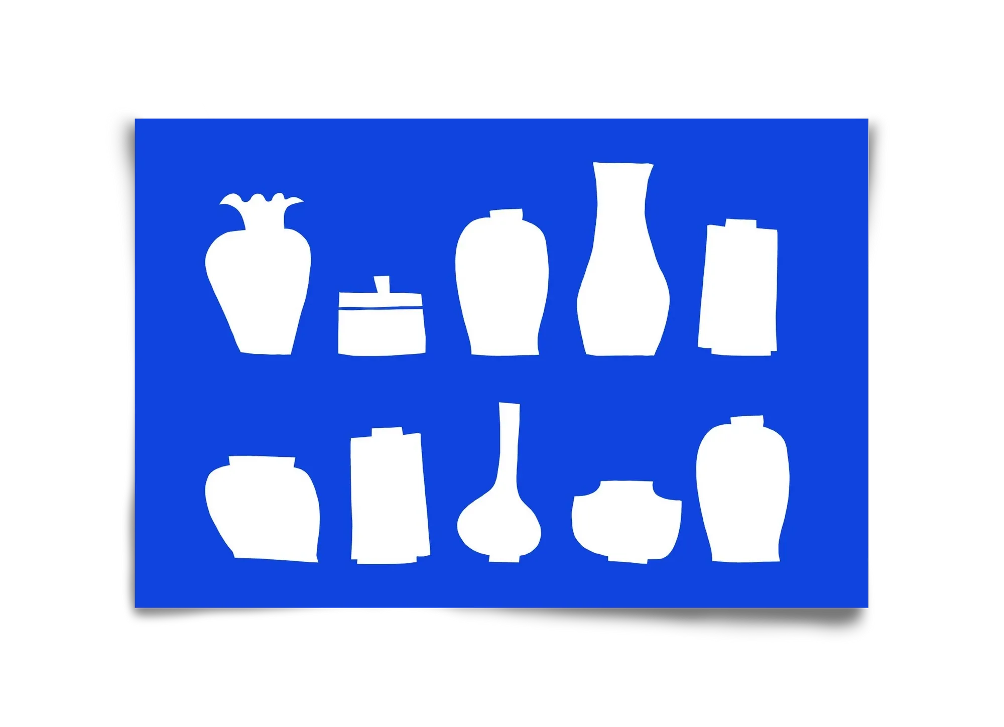 Vases line (blue) - artbridge