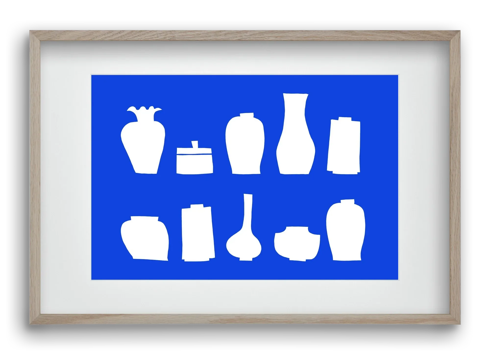 Vases line (blue) - artbridge