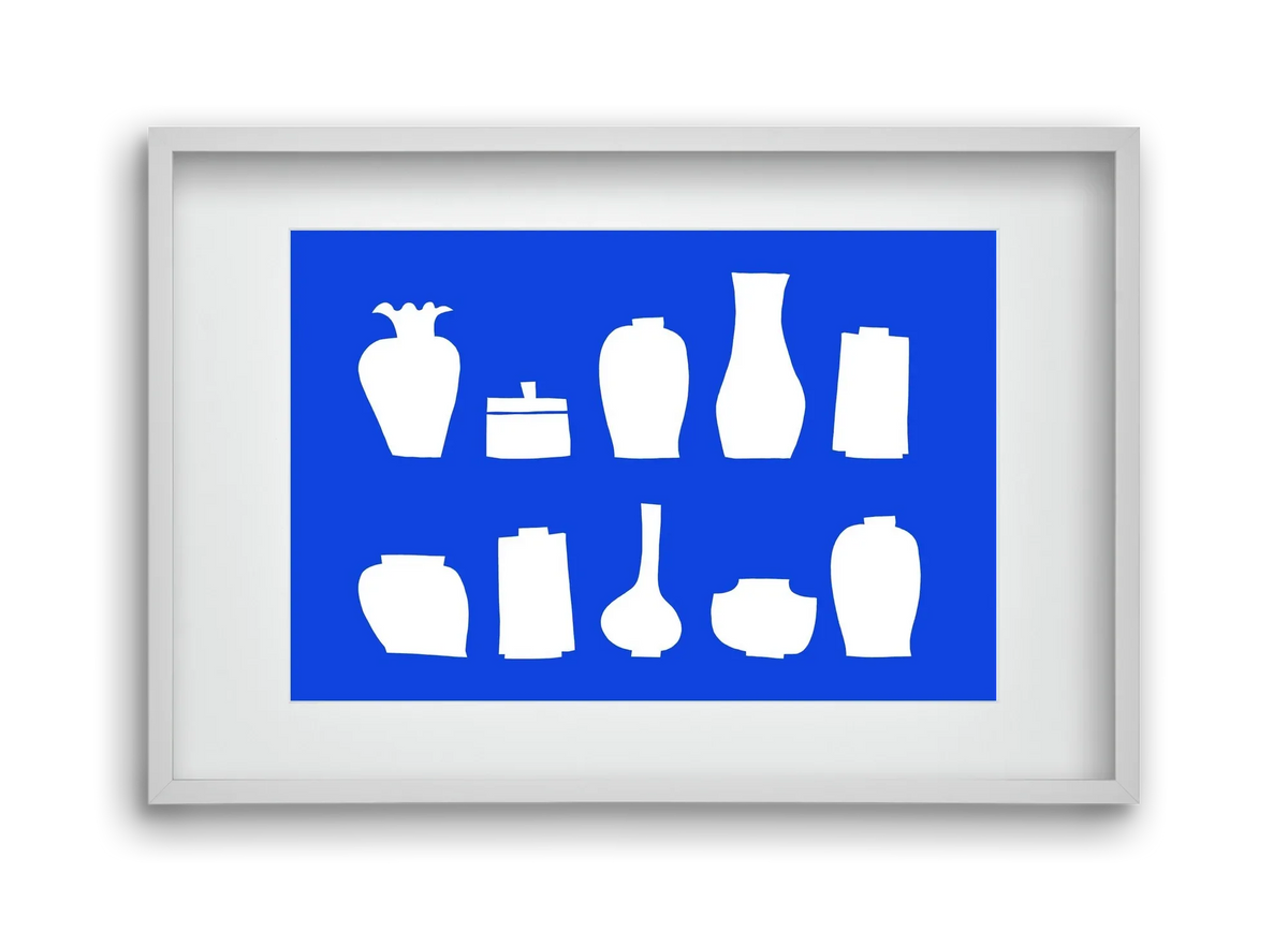 Vases line (blue) - artbridge