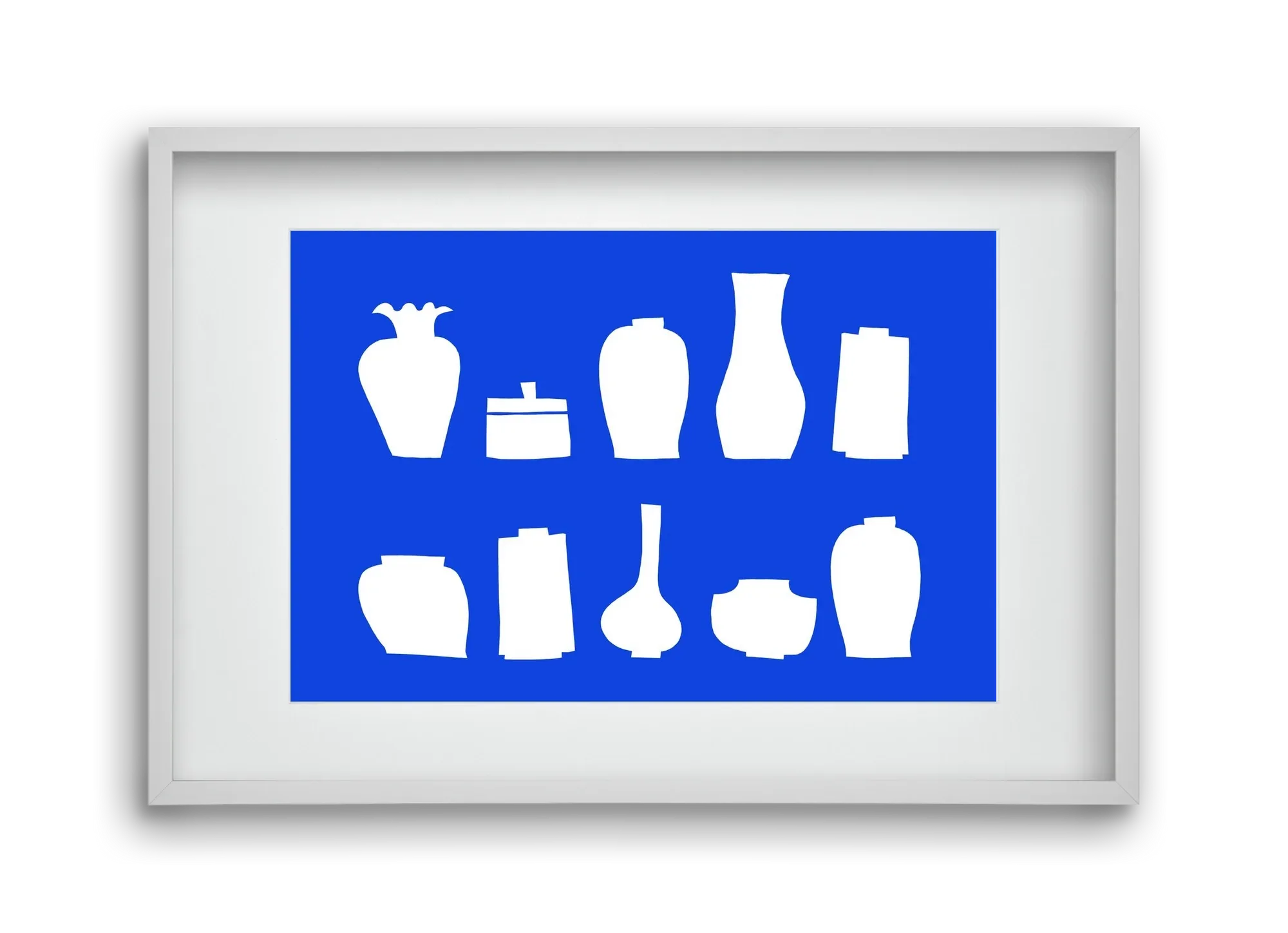 Vases line (blue) - artbridge