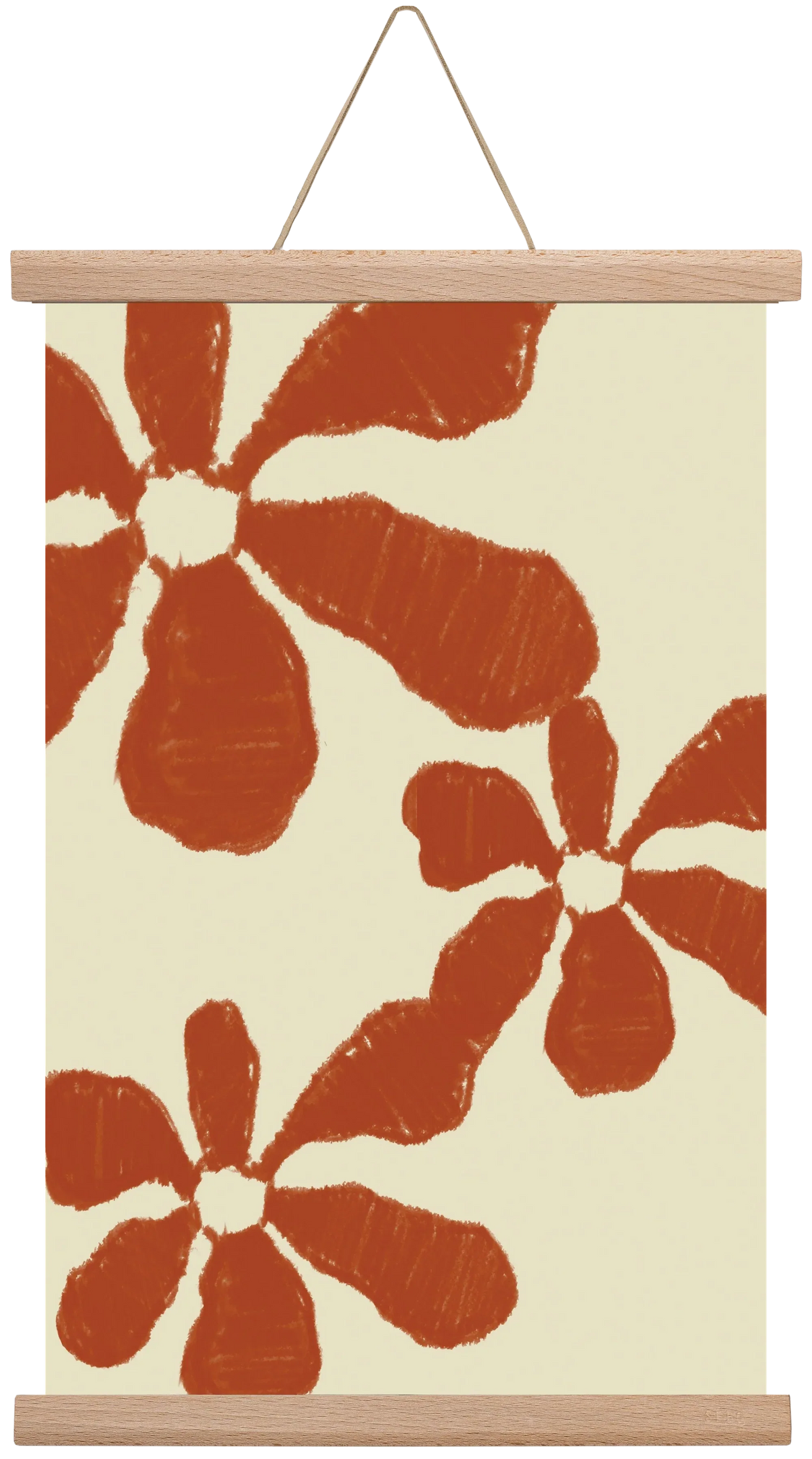 Terracotta flowers - artbridge