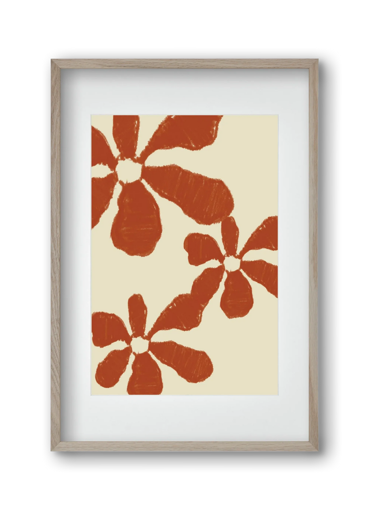 Terracotta flowers - artbridge