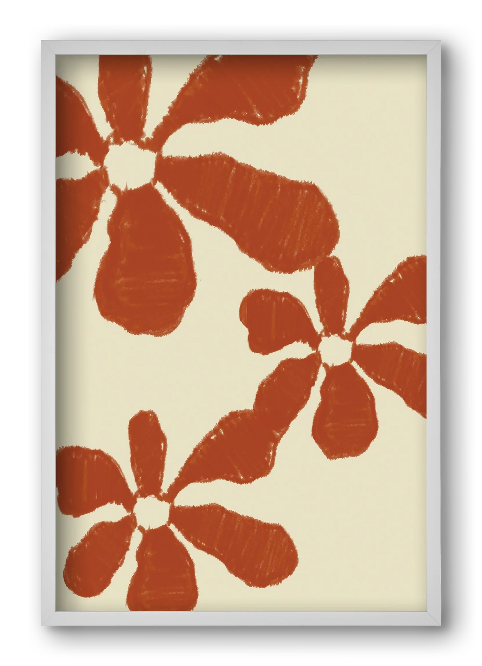Terracotta flowers - artbridge