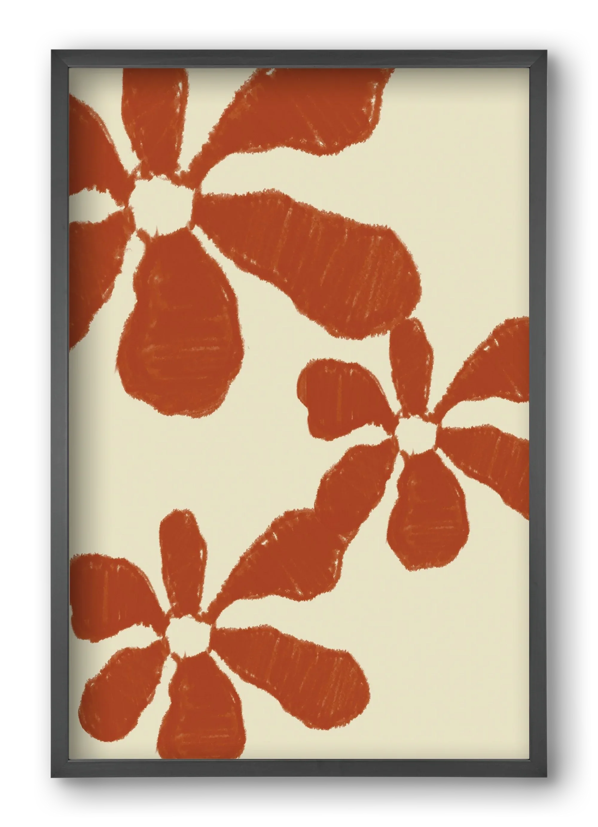 Terracotta flowers - artbridge