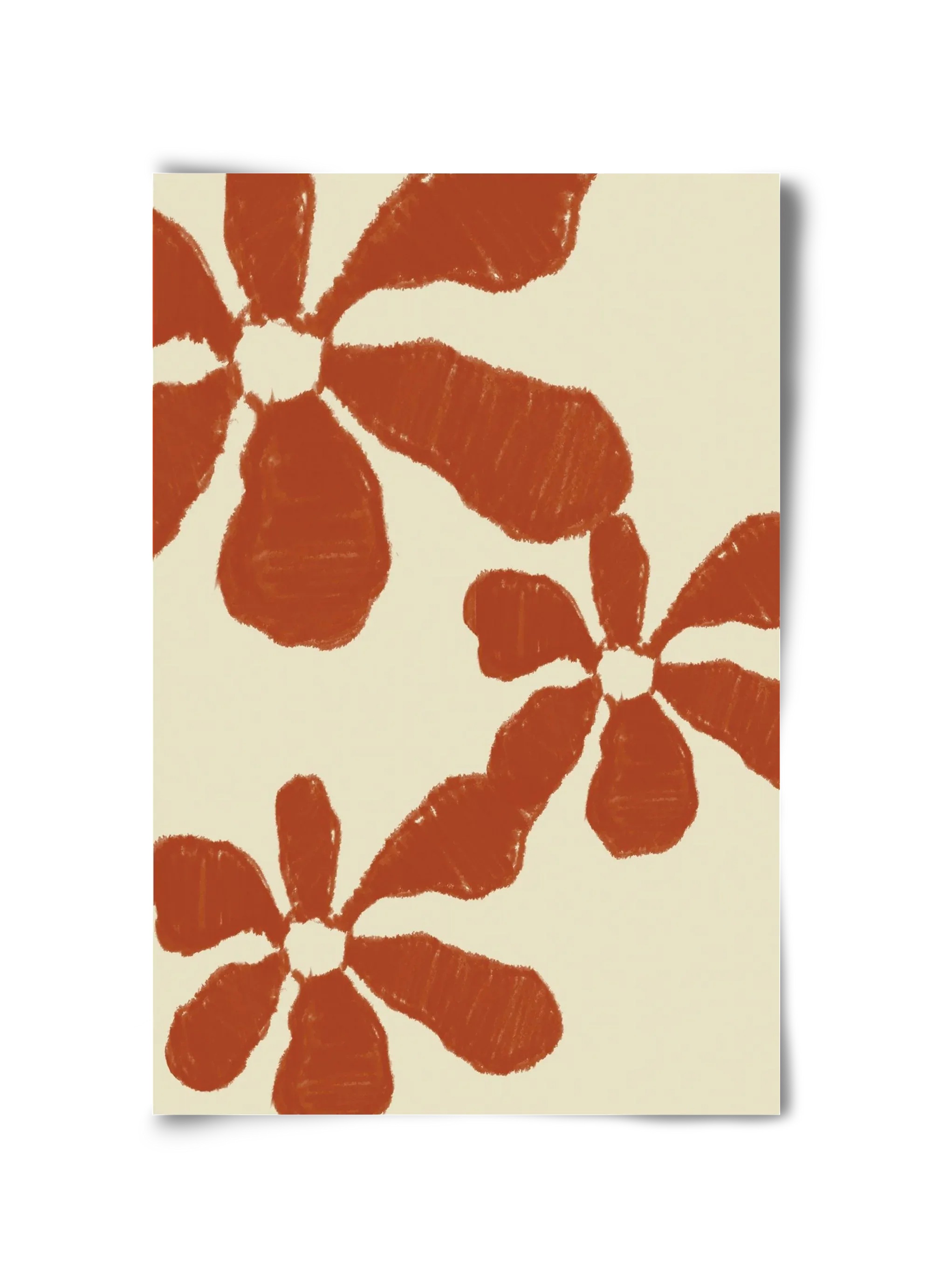 Terracotta flowers - artbridge