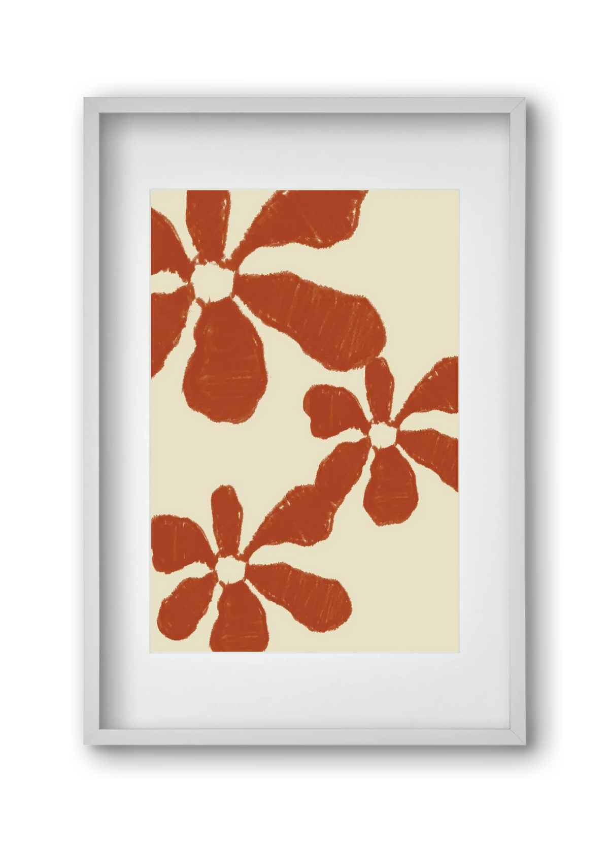 Terracotta flowers - artbridge