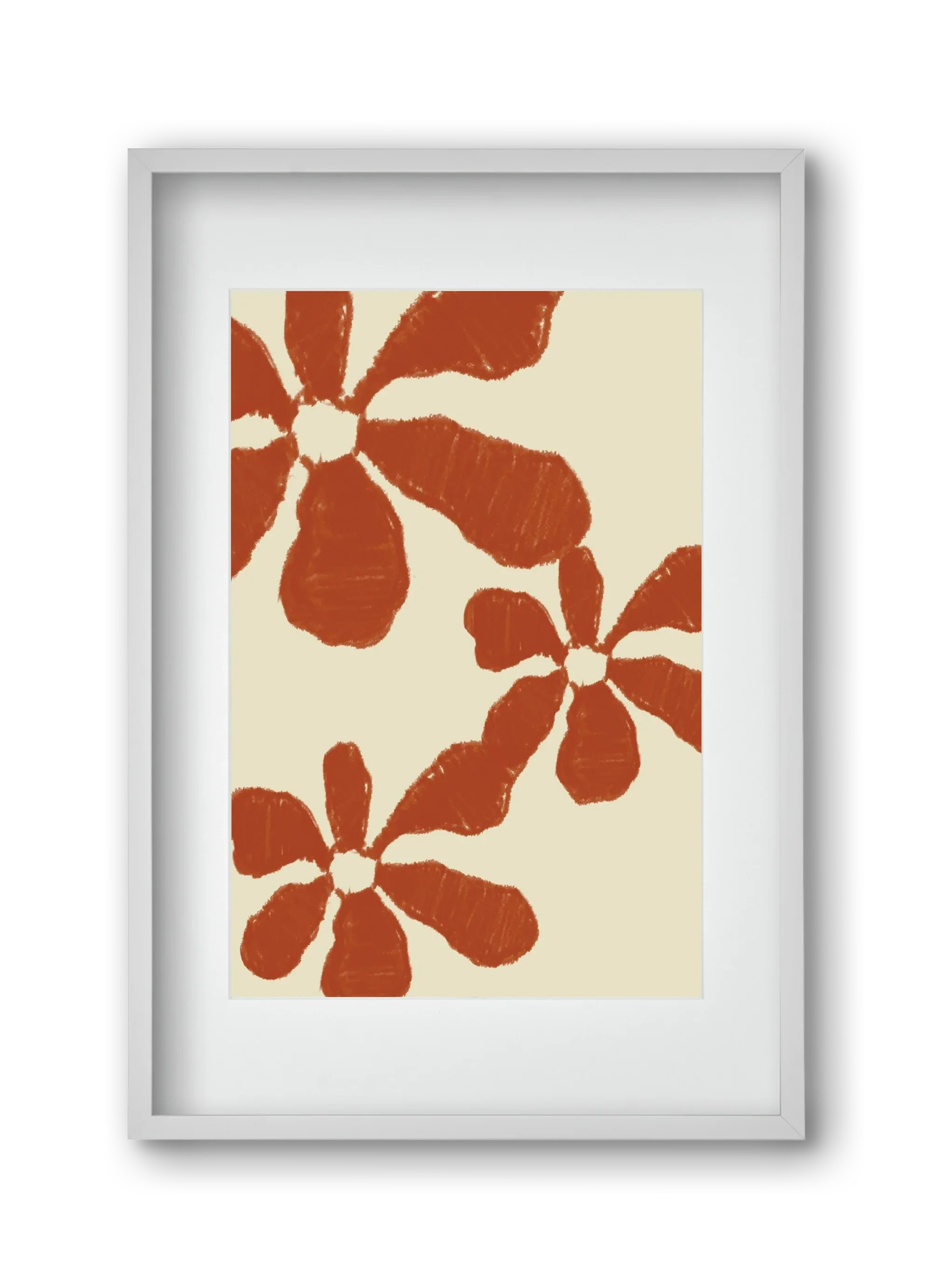 Terracotta flowers - artbridge