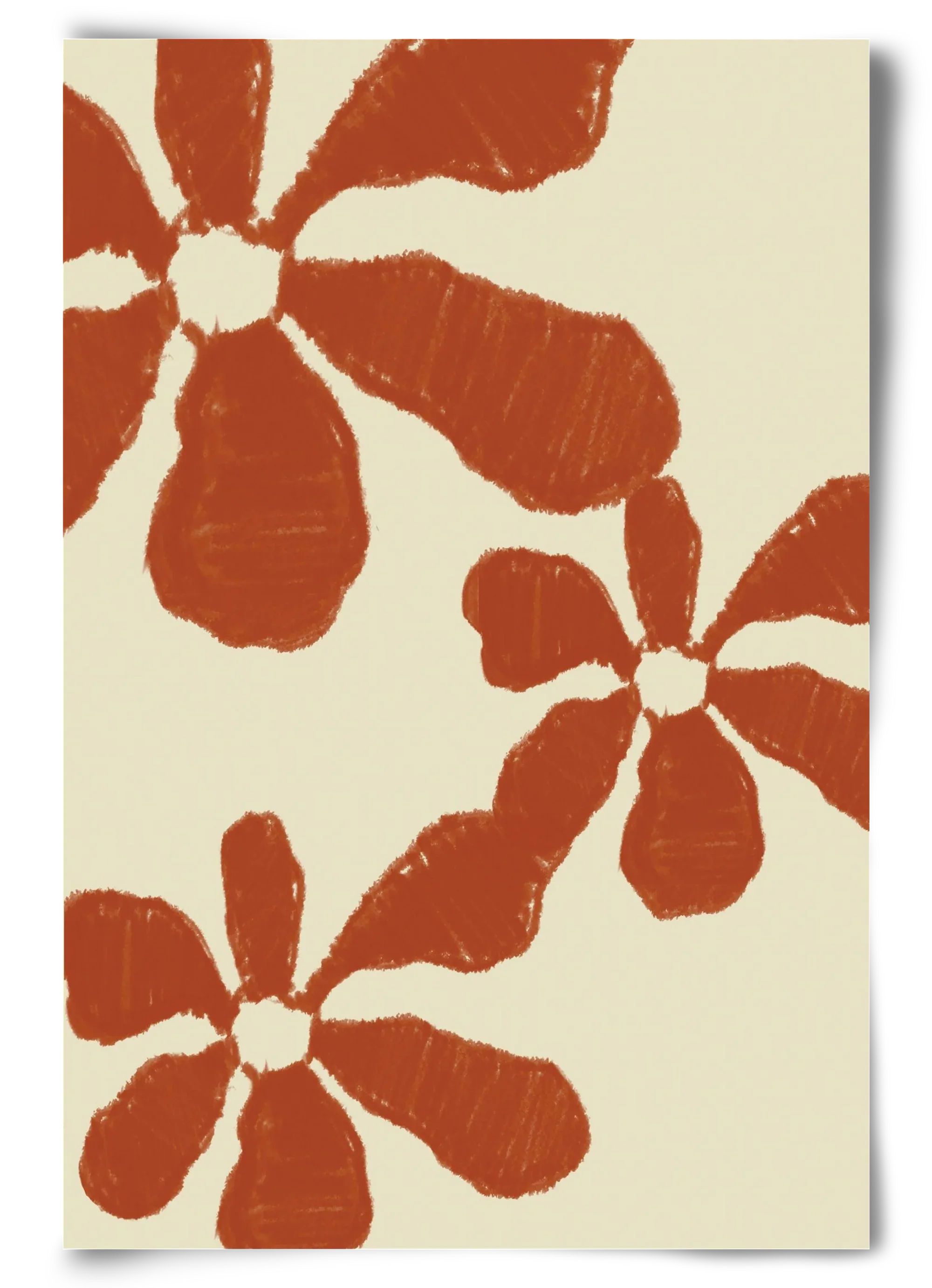 Terracotta flowers - artbridge