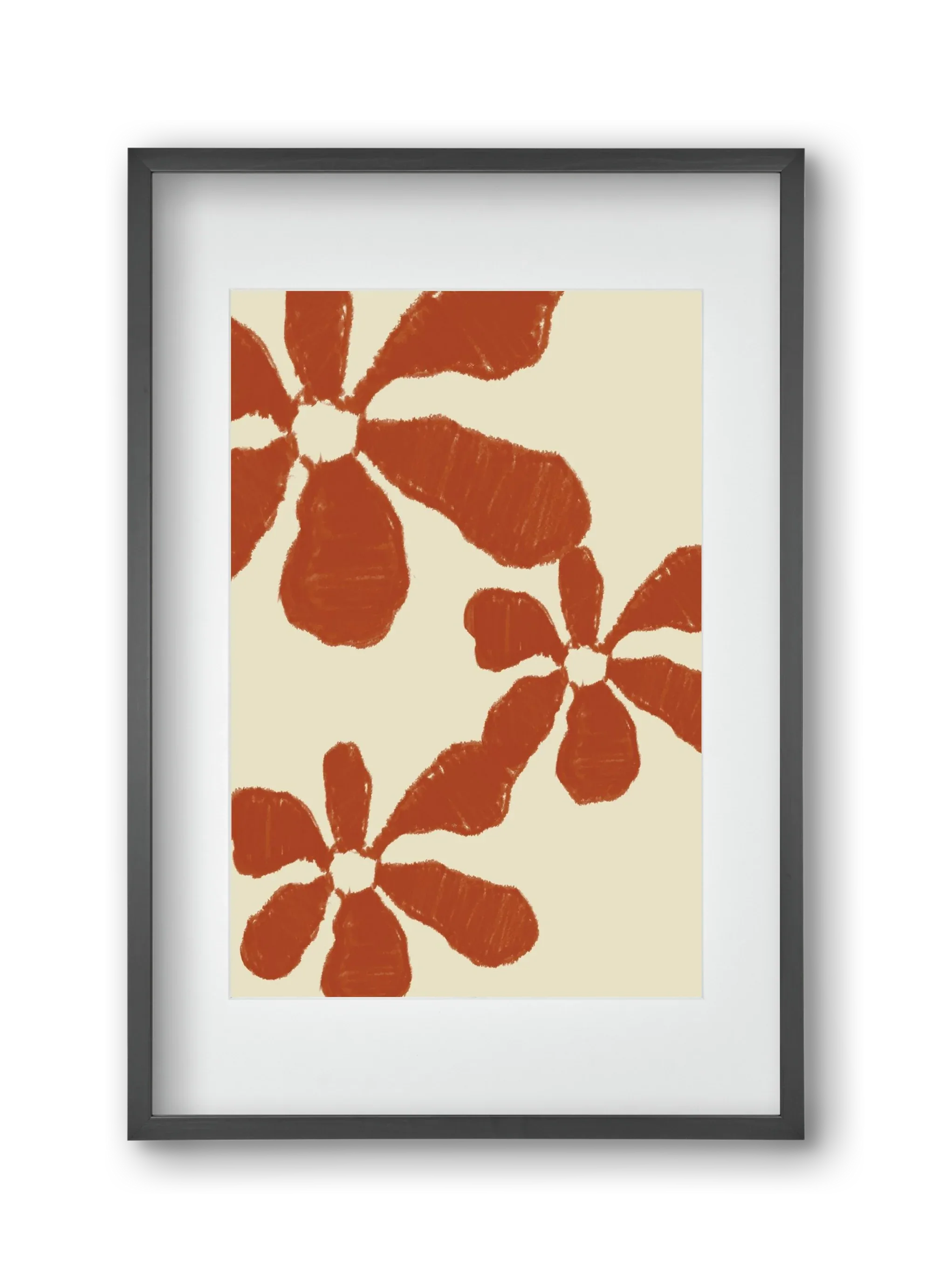 Terracotta flowers - artbridge