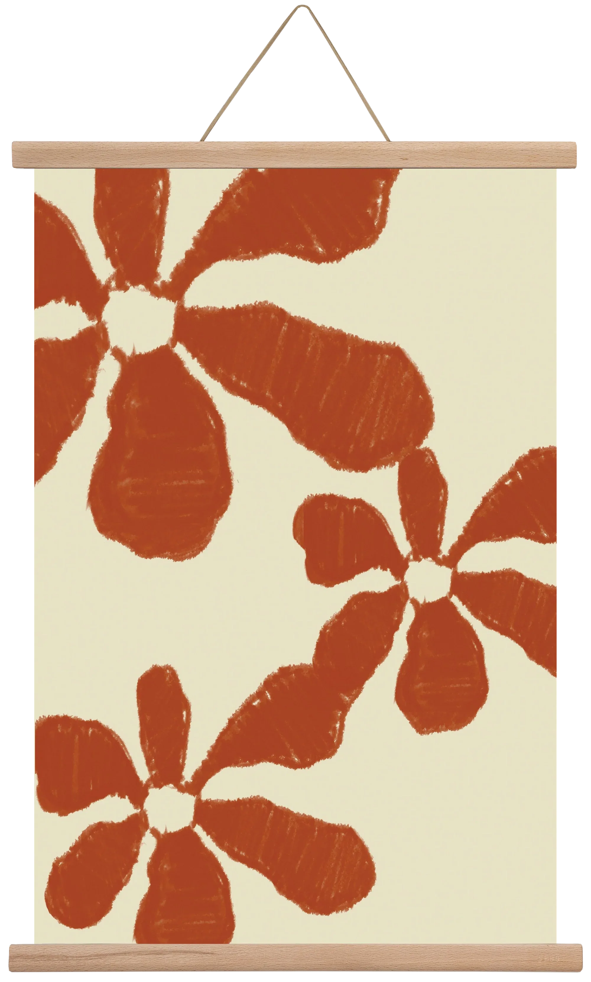 Terracotta flowers - artbridge