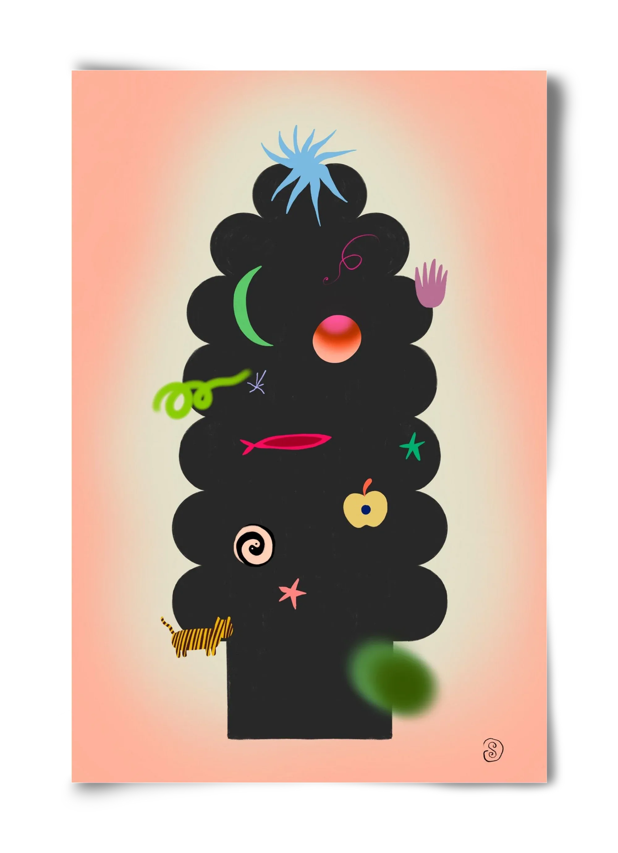 CONTEMPORARY CHRISTMAS TREE - artbridge