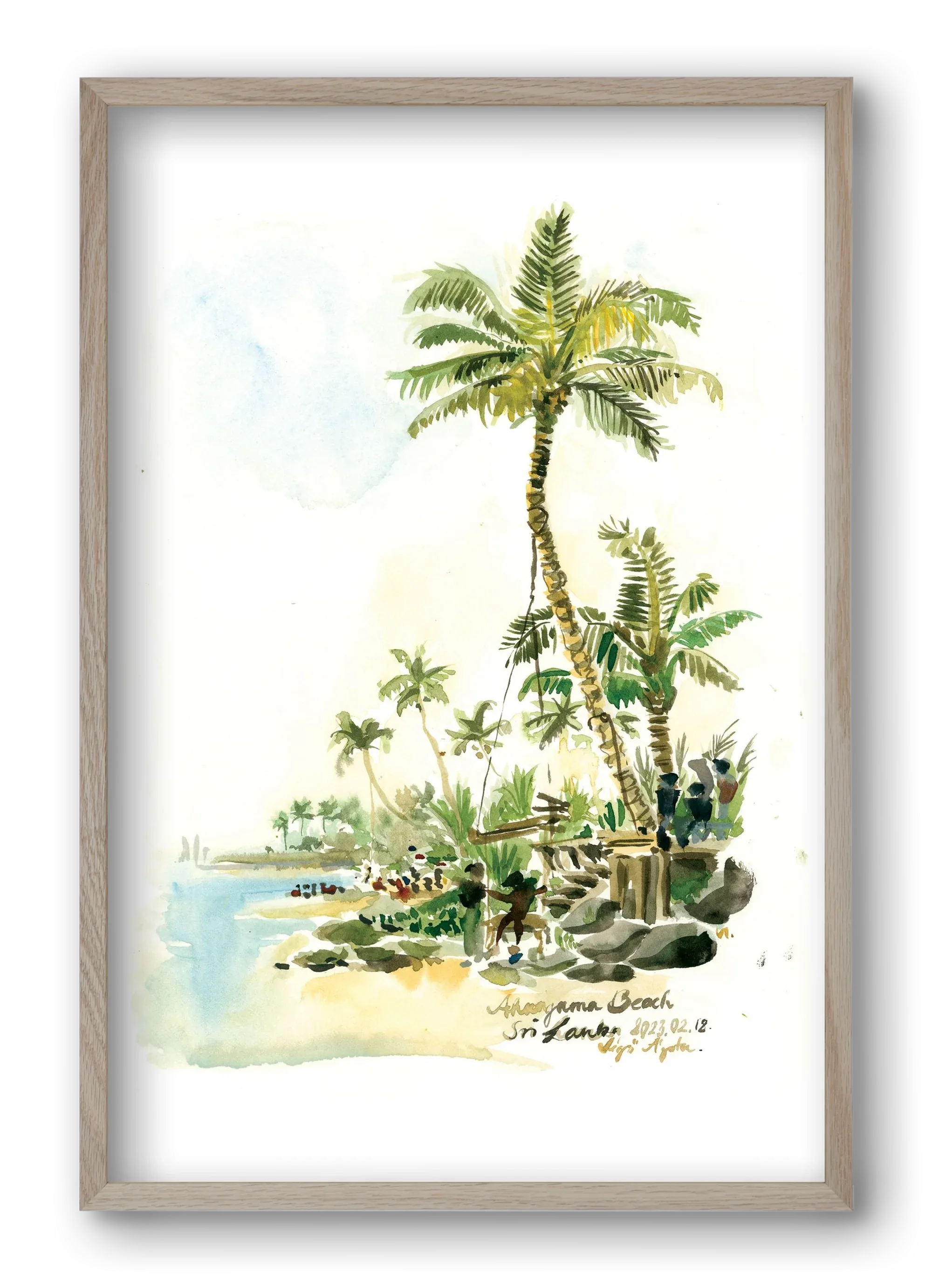 AHANGAMA Beach, Sri Lanka - 2023.02.18. - artbridge