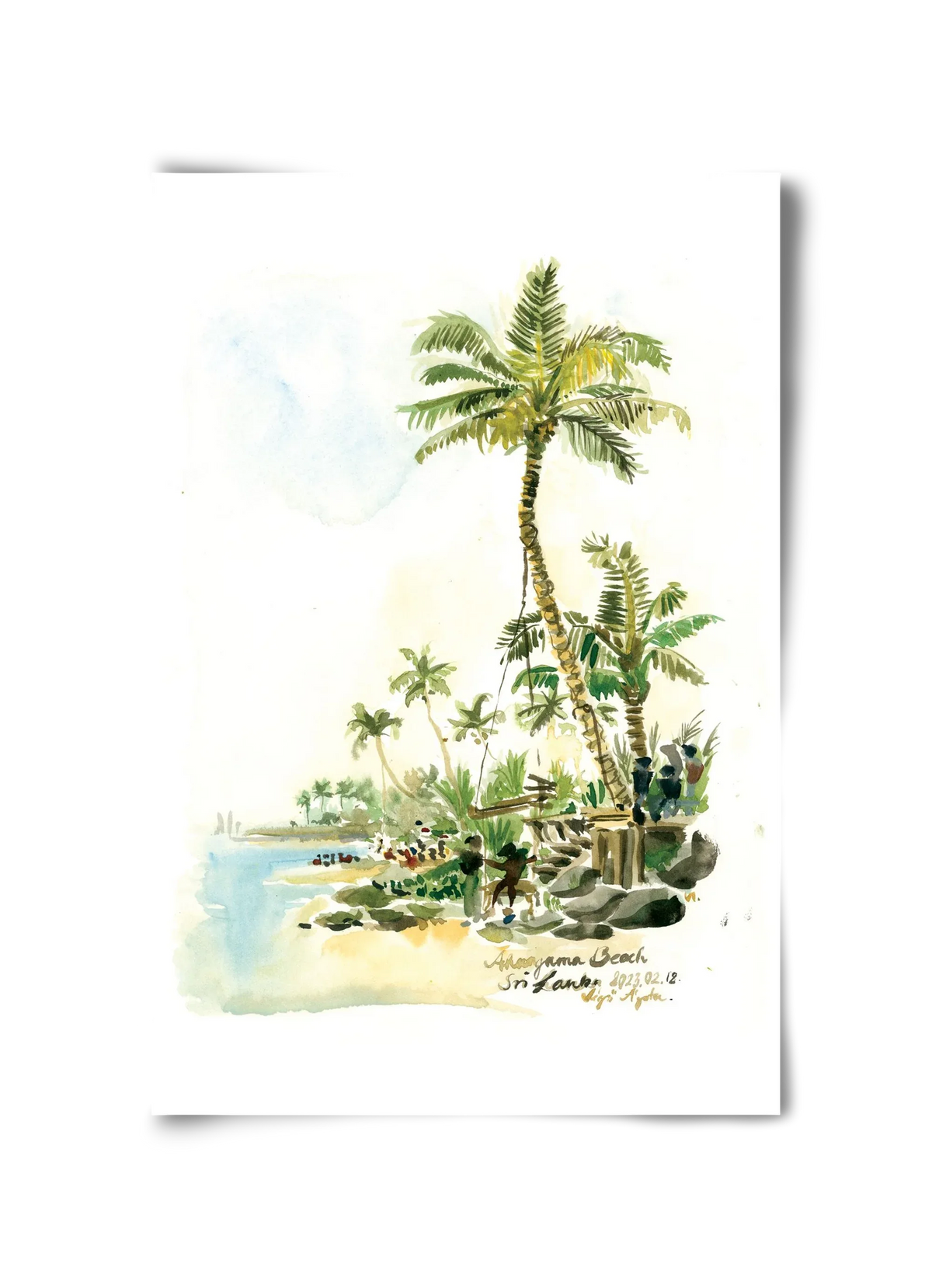 AHANGAMA Beach, Sri Lanka - 2023.02.18. - artbridge