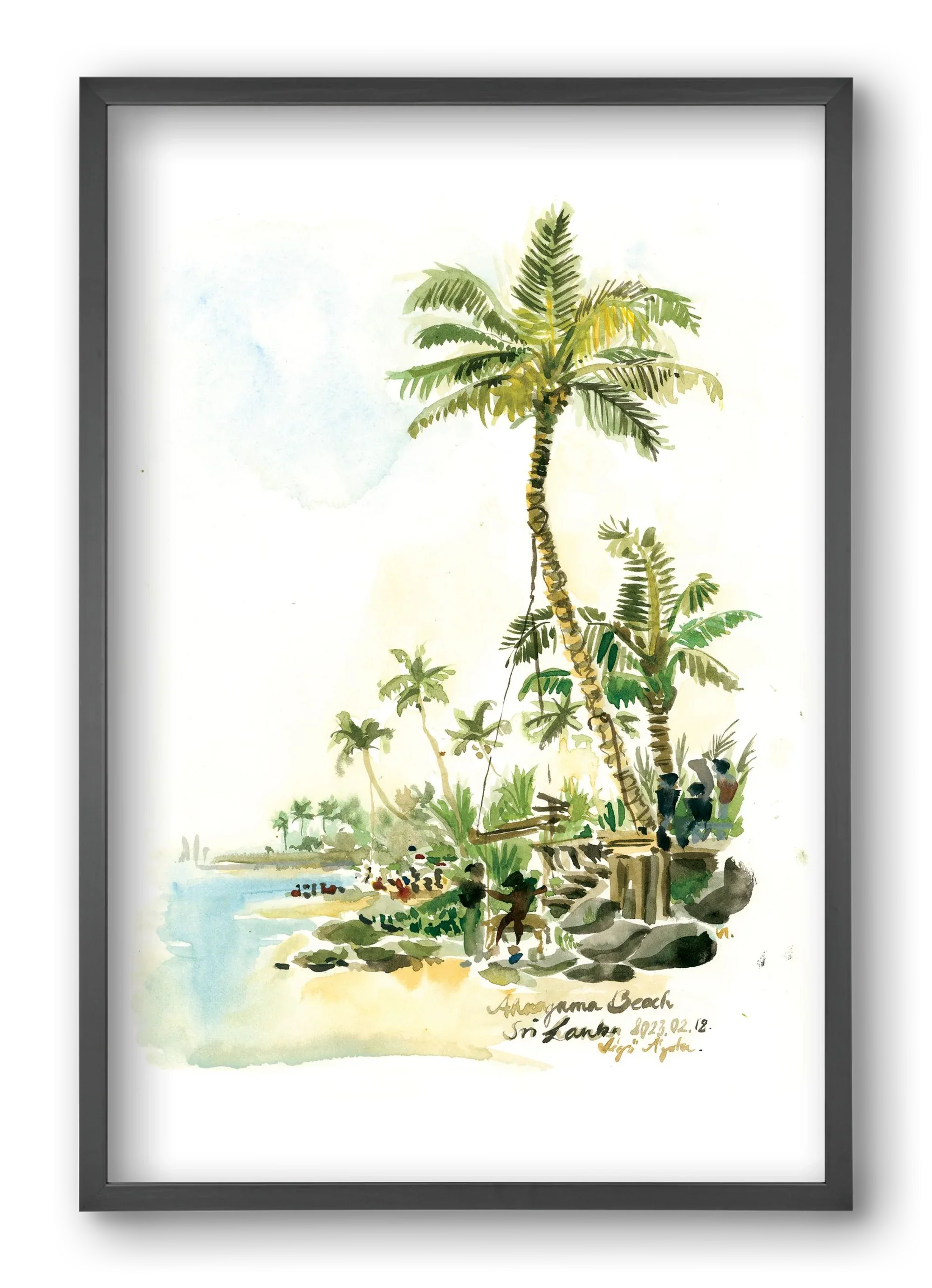 AHANGAMA Beach, Sri Lanka - 2023.02.18. - artbridge