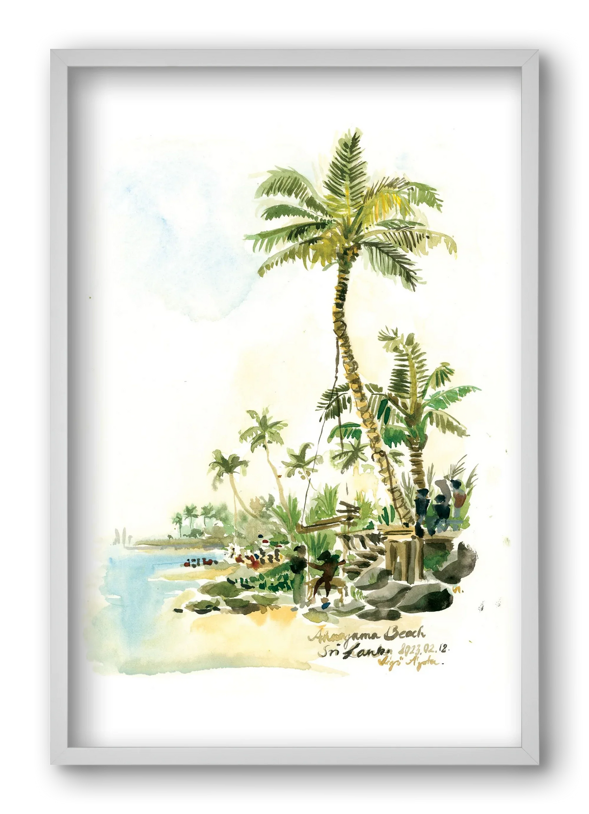 AHANGAMA Beach, Sri Lanka - 2023.02.18. - artbridge