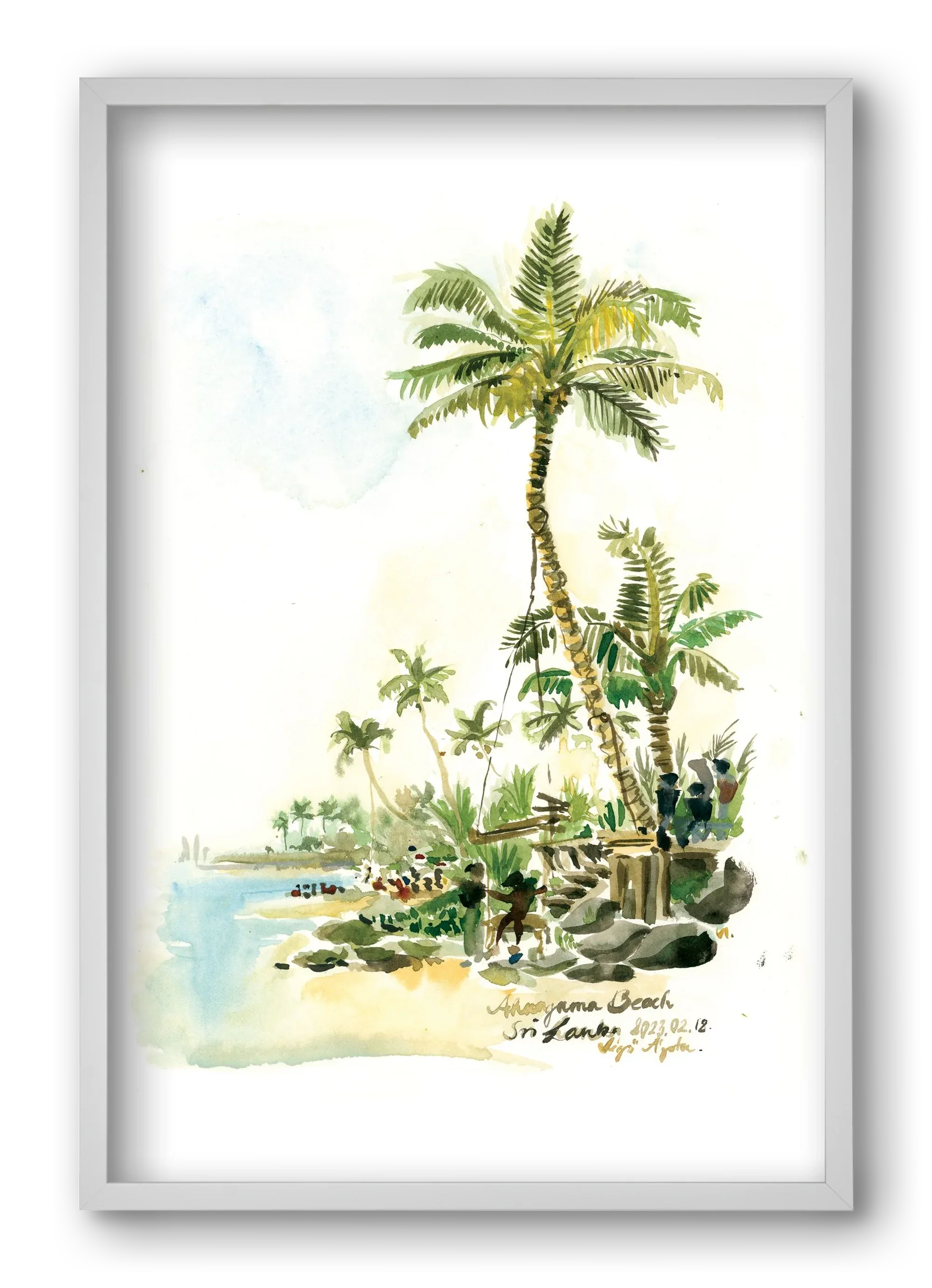AHANGAMA Beach, Sri Lanka - 2023.02.18. - artbridge