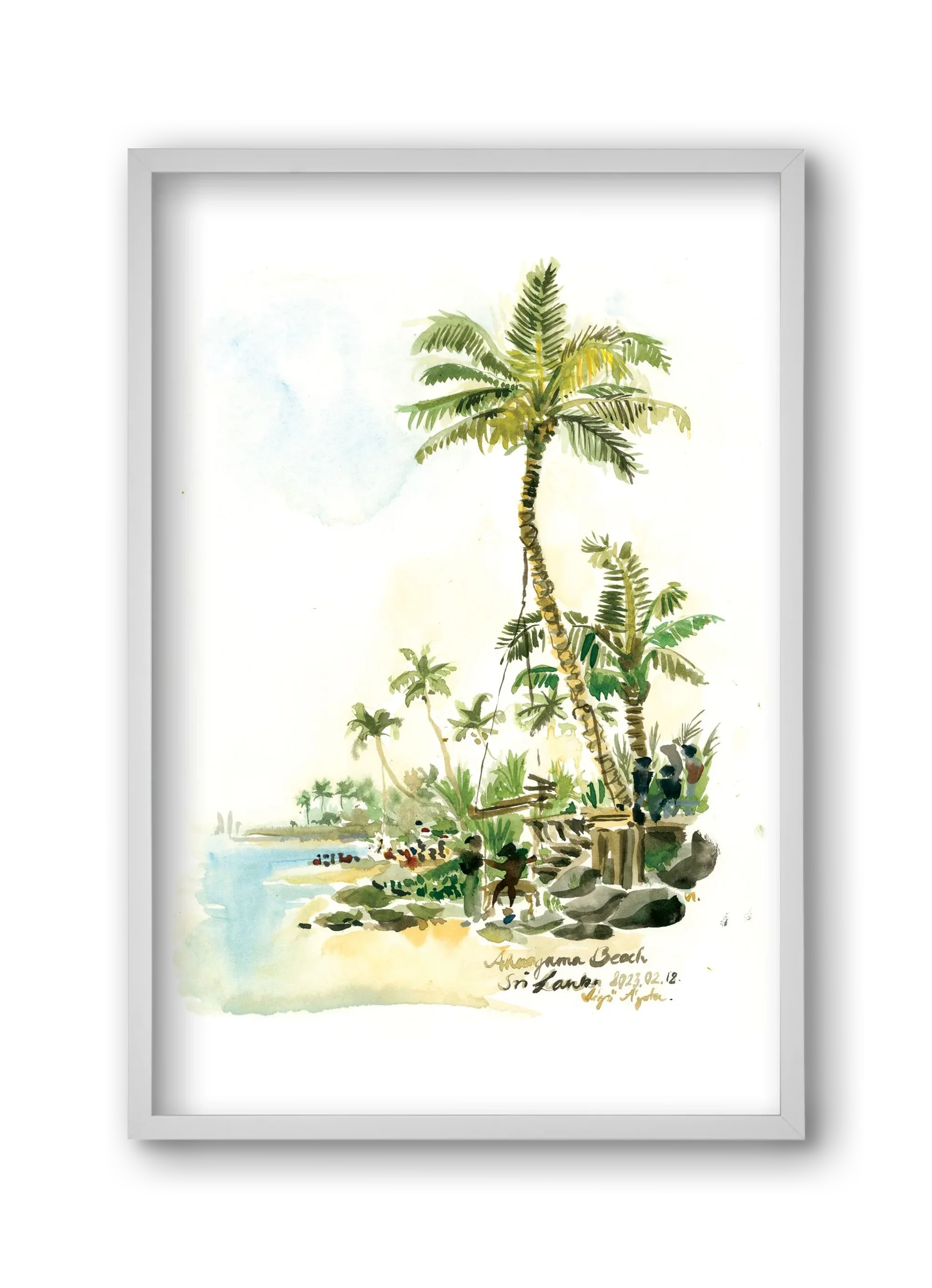 AHANGAMA Beach, Sri Lanka - 2023.02.18. - artbridge