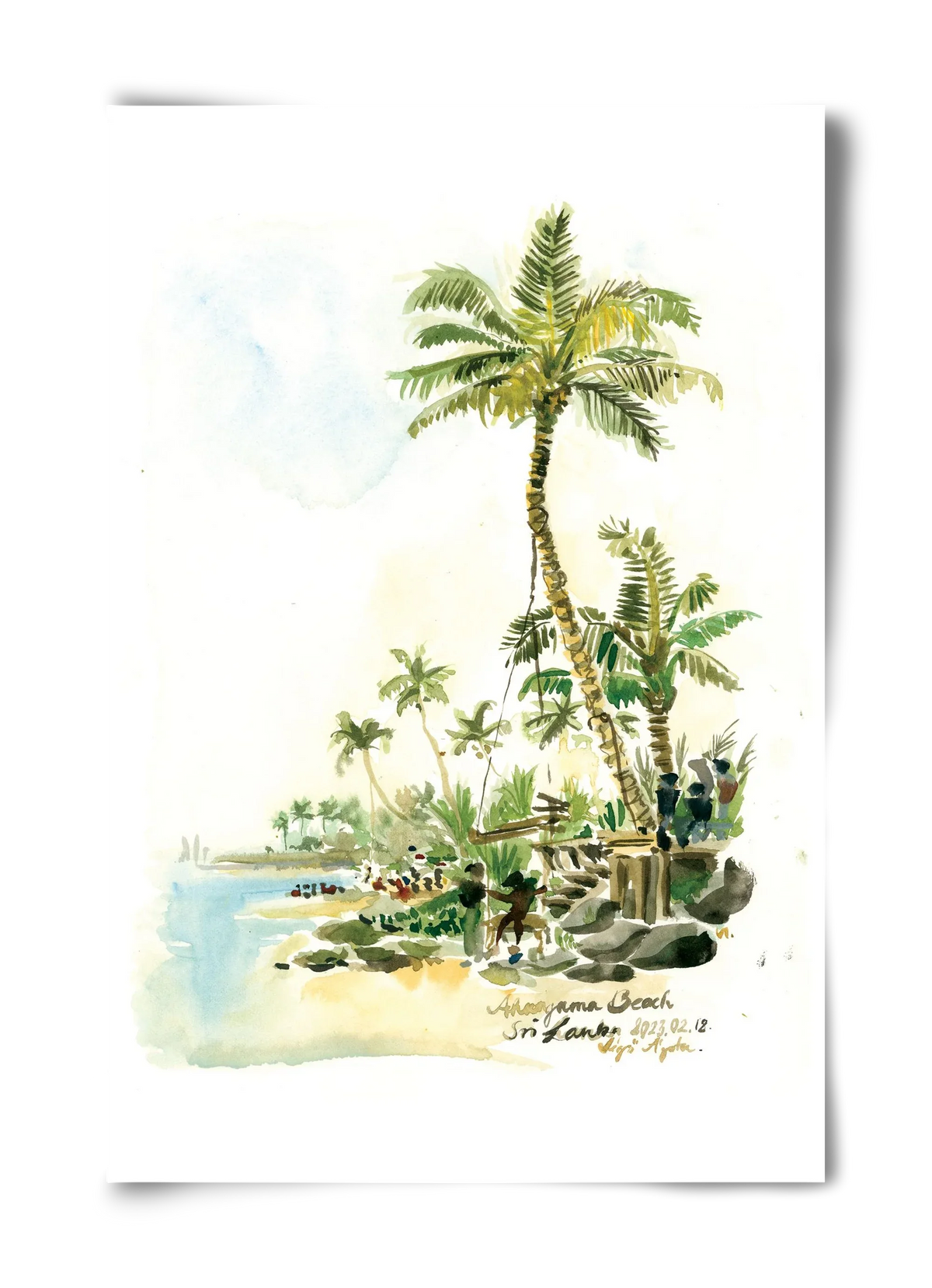 AHANGAMA Beach, Sri Lanka - 2023.02.18. - artbridge