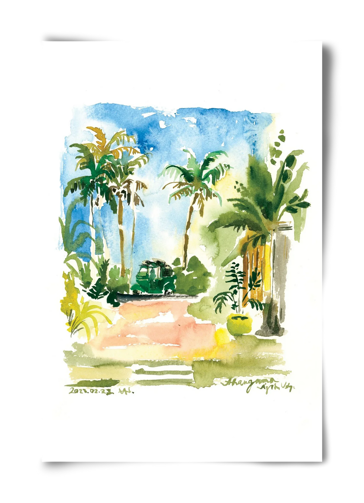 AHANGAMA tuktuk, Sri Lanka - 2023.02.23. - artbridge