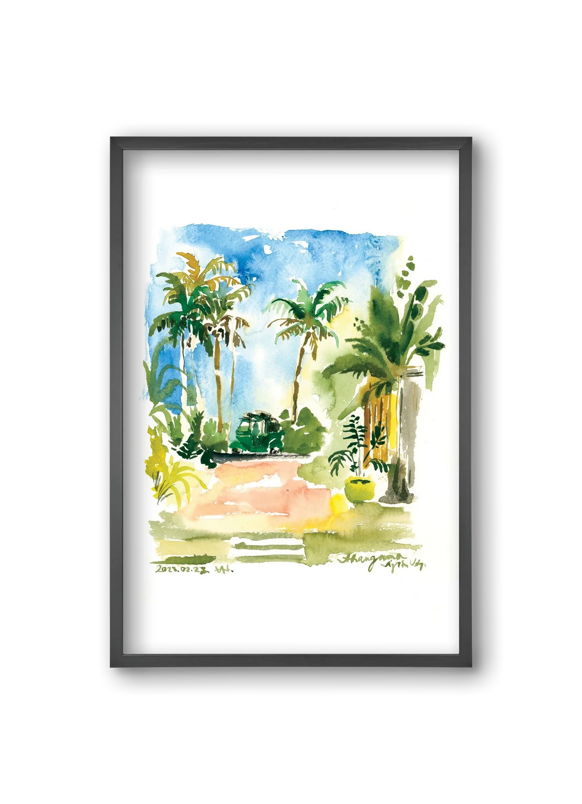 AHANGAMA tuktuk, Sri Lanka - 2023.02.23. - artbridge