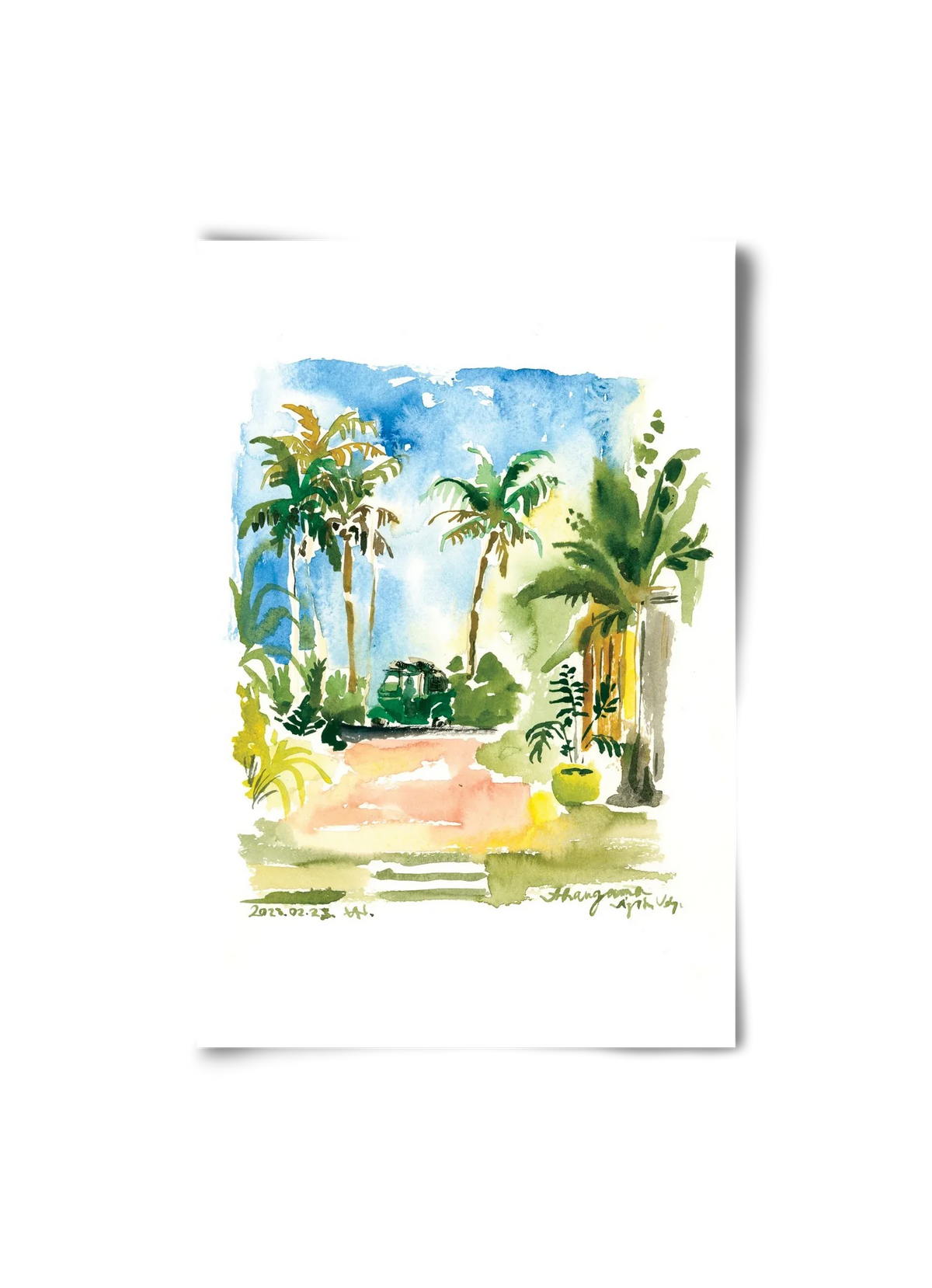 AHANGAMA tuktuk, Sri Lanka - 2023.02.23. - artbridge