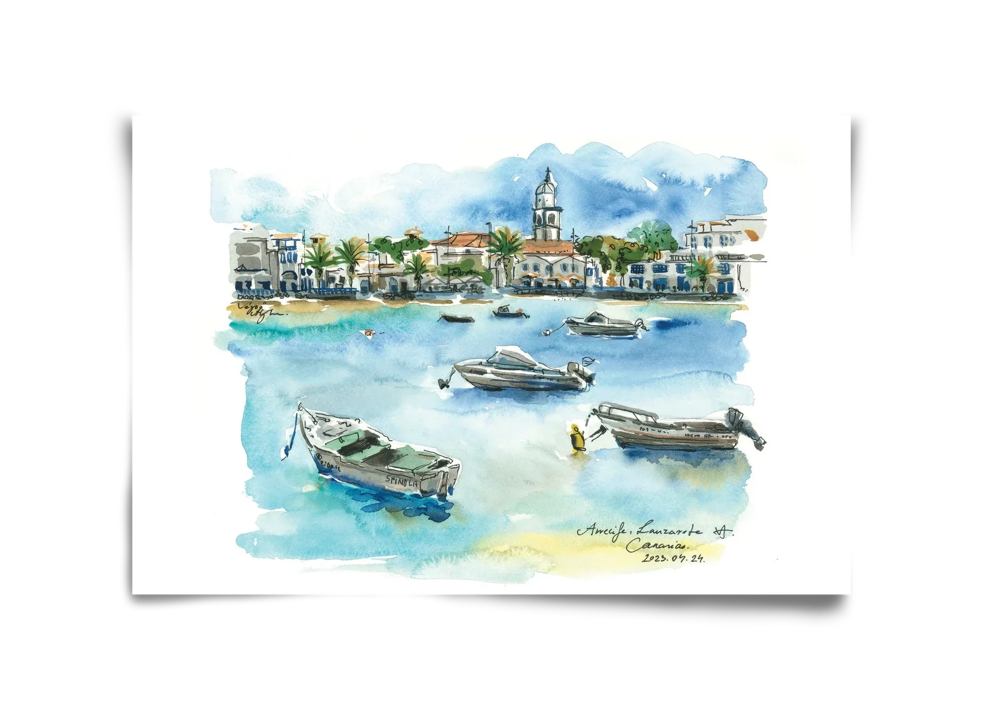ARRECIFE, Lanzarote, Canary Island - 2023.04.24. - artbridge