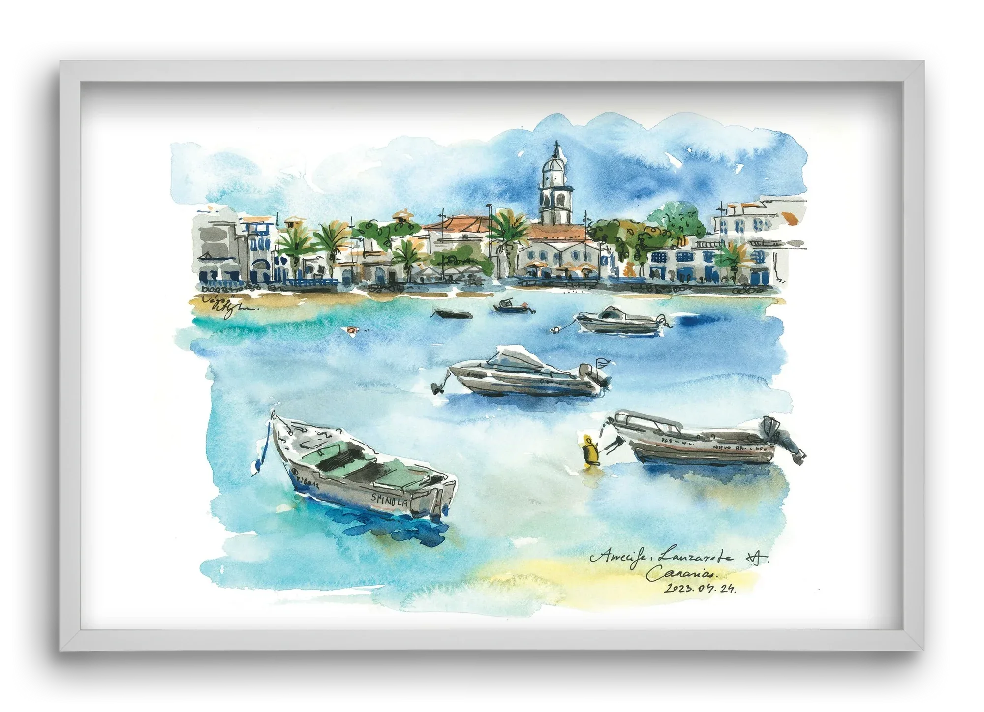ARRECIFE, Lanzarote, Canary Island - 2023.04.24. - artbridge