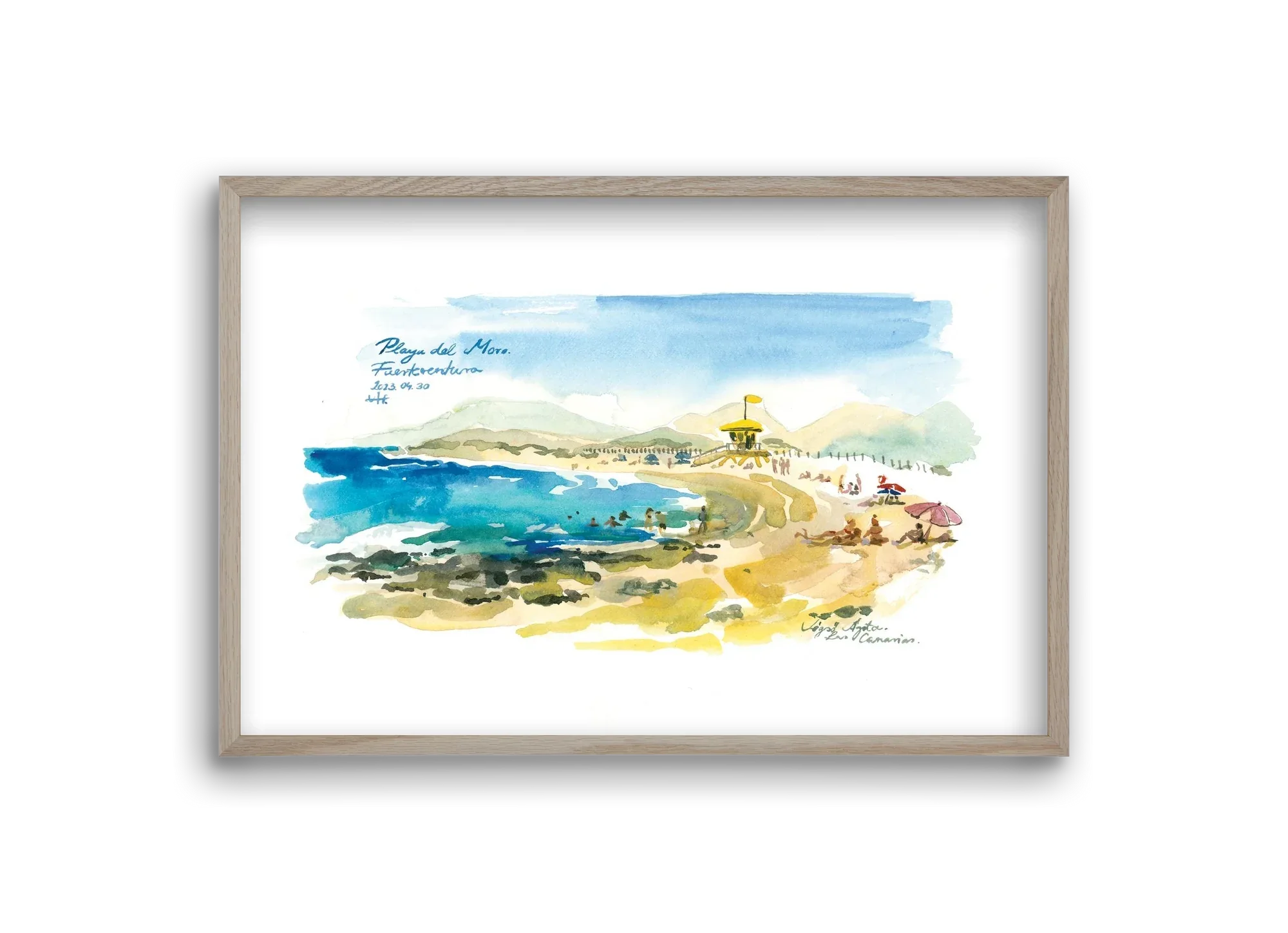 PLAYA del MORO, Fuerteventura, Canary Islands - 2023.04.30. - artbridge