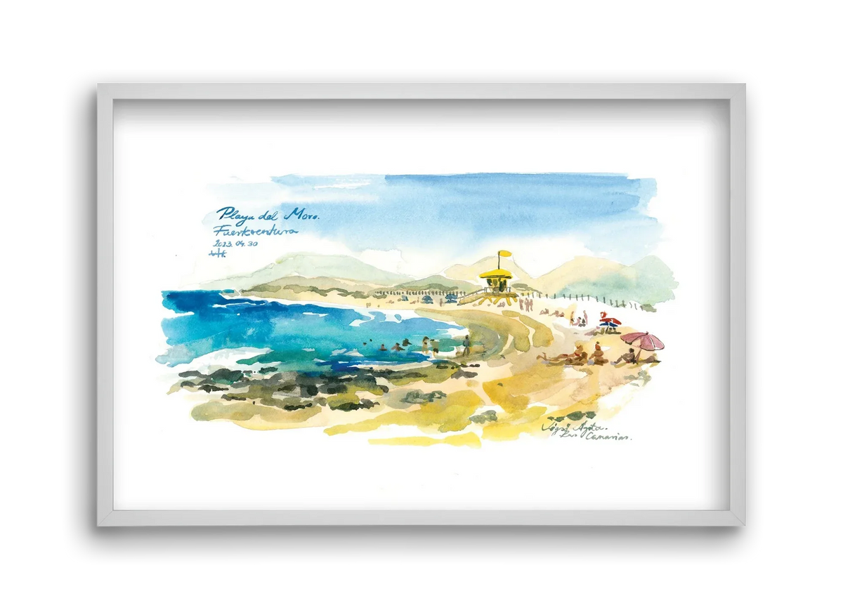 PLAYA del MORO, Fuerteventura, Canary Islands - 2023.04.30. - artbridge