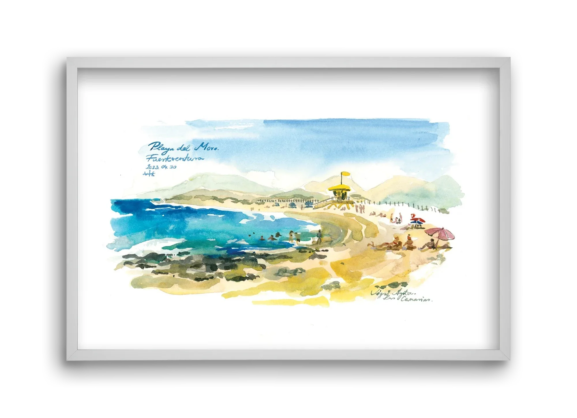 PLAYA del MORO, Fuerteventura, Canary Islands - 2023.04.30. - artbridge