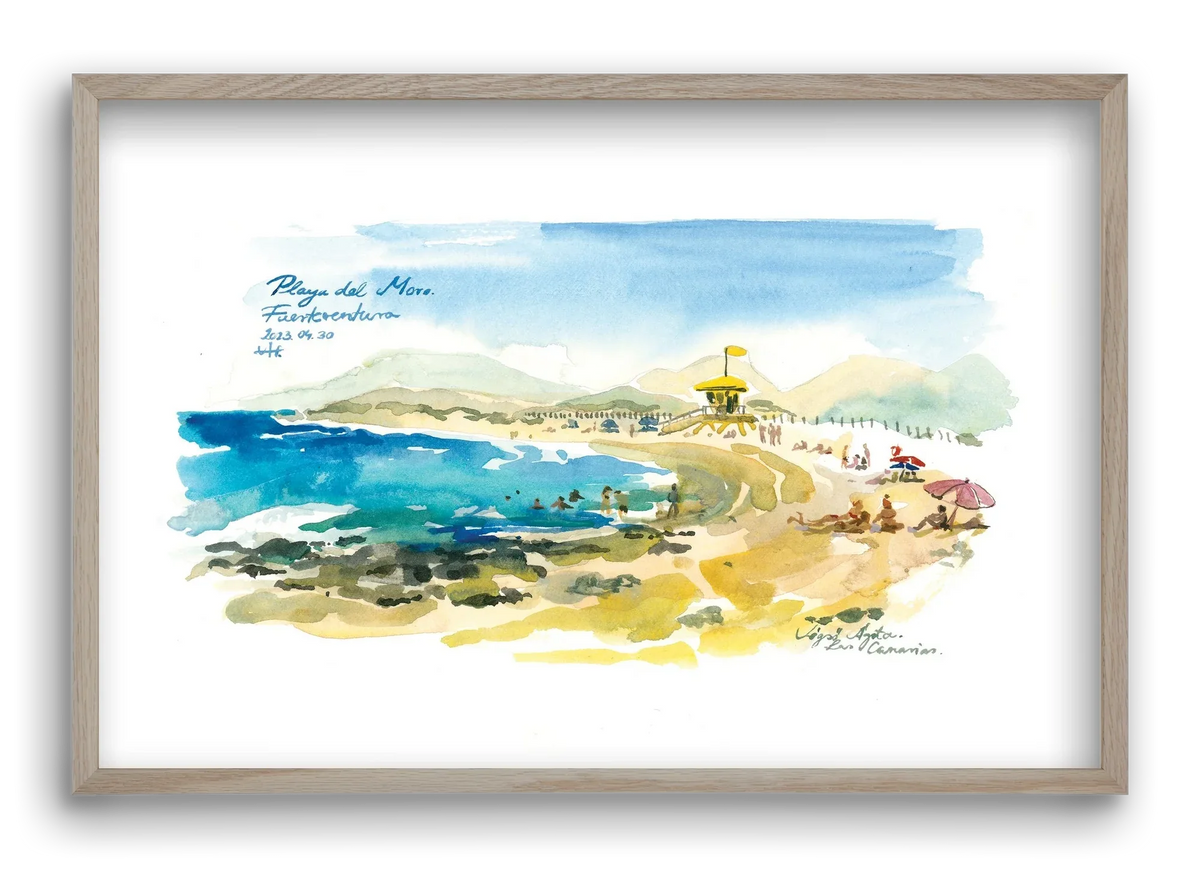 PLAYA del MORO, Fuerteventura, Canary Islands - 2023.04.30. - artbridge