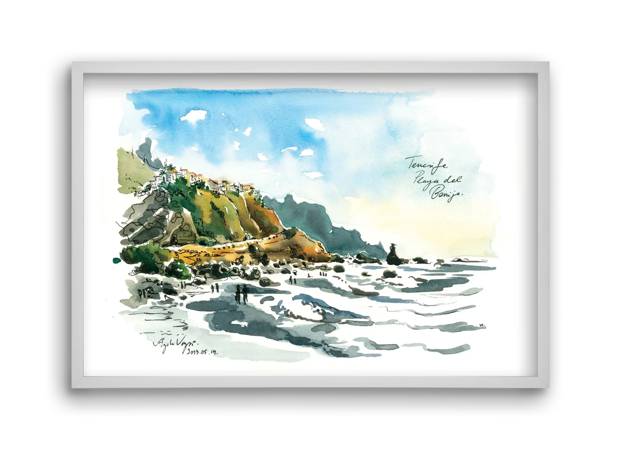 PLAYA del BENIJO, Tenerife, Canary Islands - 2023.05.14. - artbridge