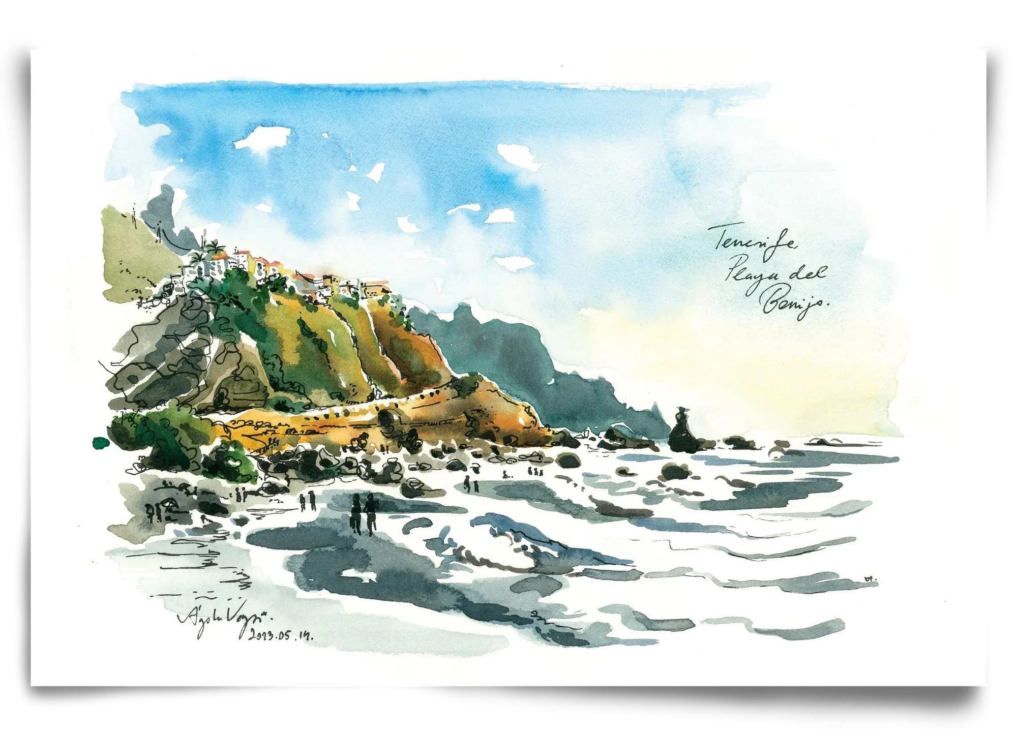 PLAYA del BENIJO, Tenerife, Canary Islands - 2023.05.14. - artbridge